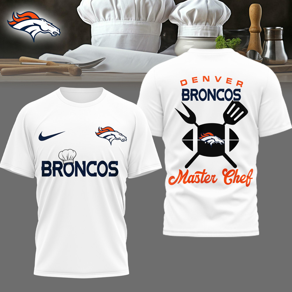 Denver Broncos | Premium NFL Master Chef 3D Shirt HI