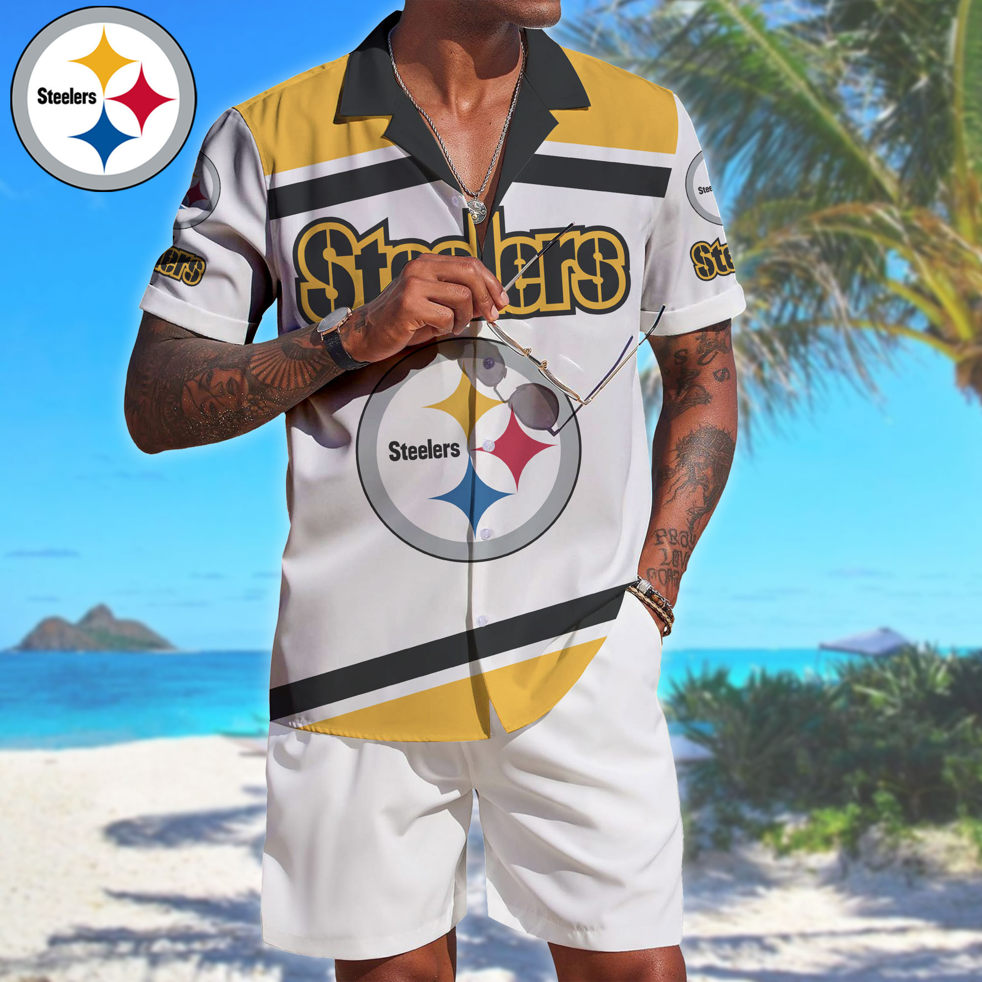 Pittsburgh Steelers | Premium NFL Summer Beach Hawaiian Shirt NTH1