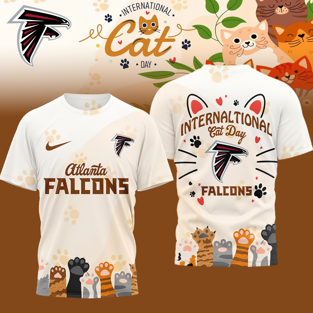 Atlanta Falcons | Premium NFL International Cat Day 3D Shirt HI