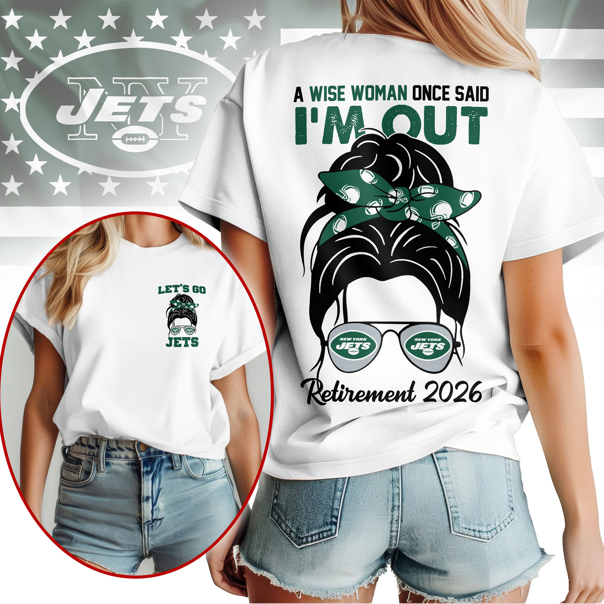 New York Jets | Premium NFL Retirement 2026 Spirit 3D T-Shirt NTH1
