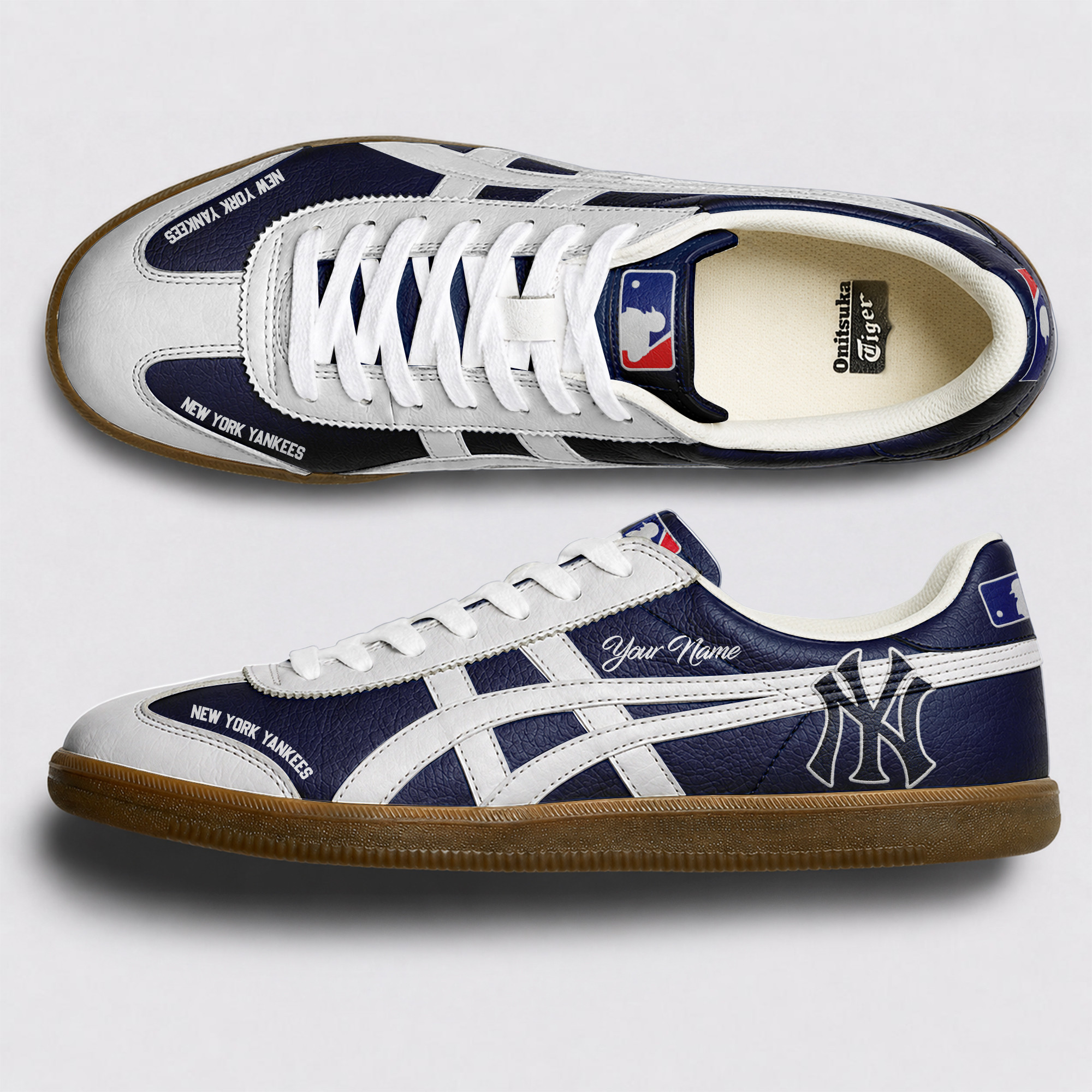New York Yankees | Premium MLB Customized Baseball Tiger Shoes TD