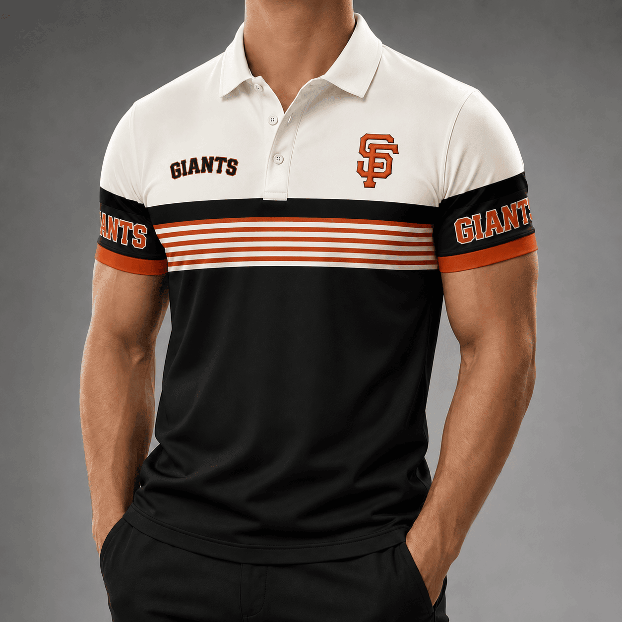 San Francisco Giants | Premium MLB Personalized Men's Polo Shirt