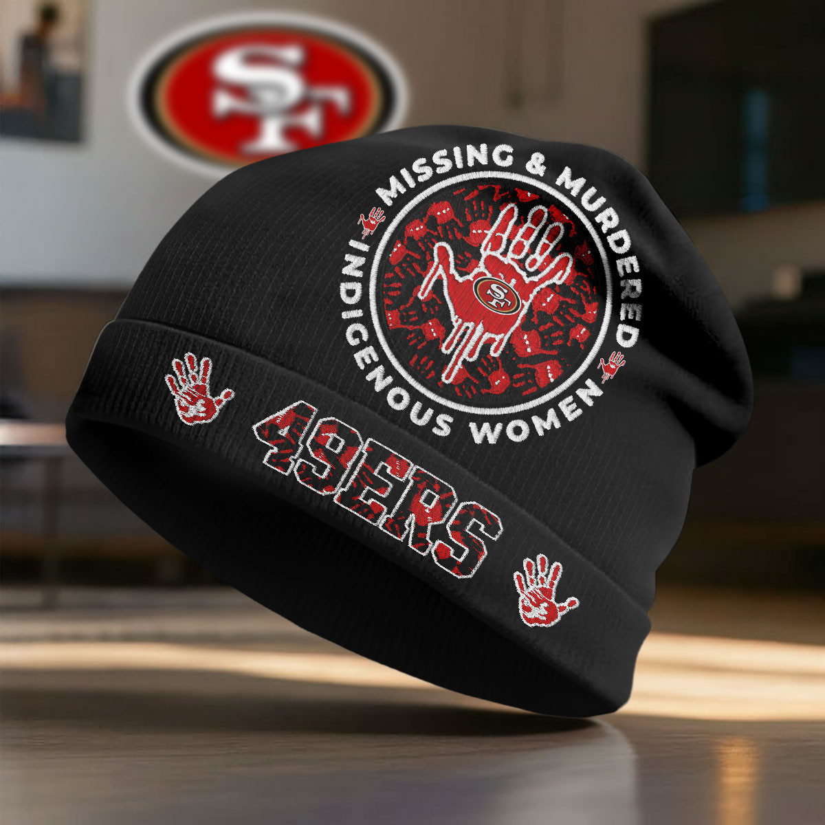 San Francisco 49ers | Premium NFL MMIW Awareness Beanie Hat NY