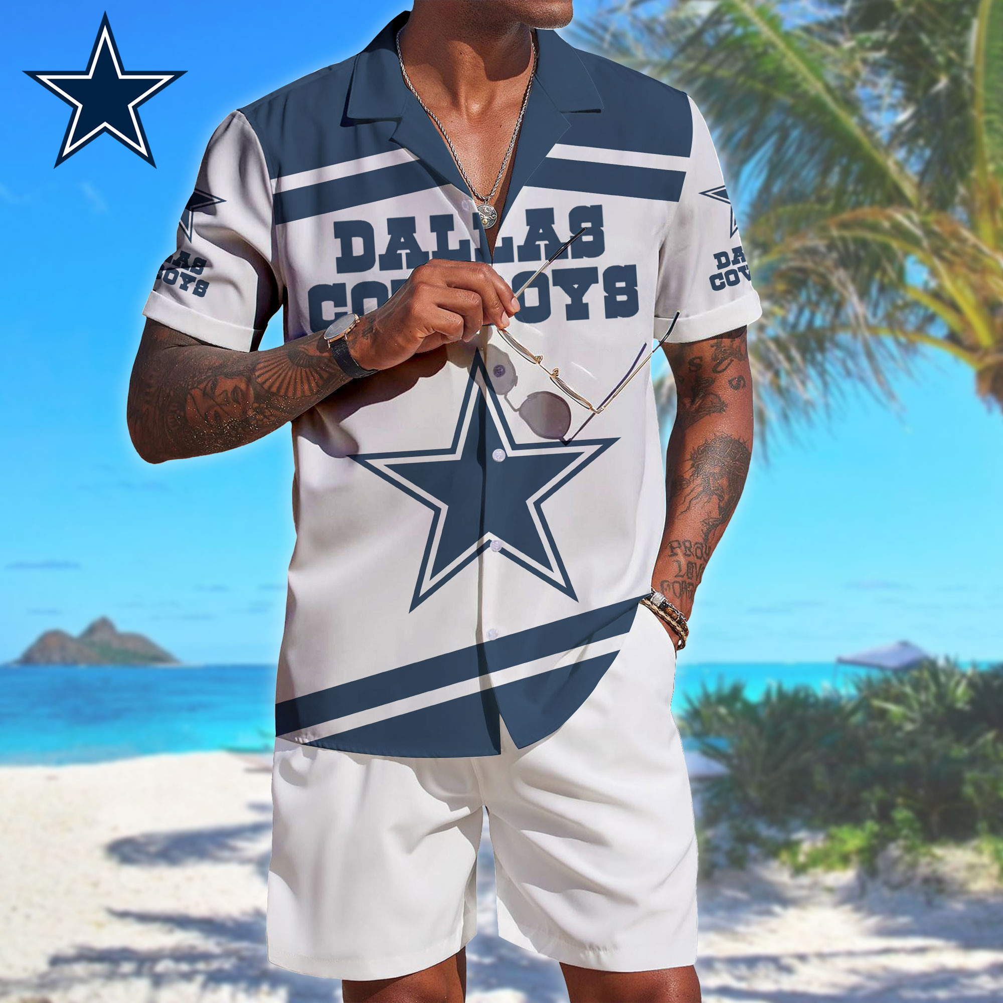 Dallas Cowboys | Premium NFL Summer Beach Hawaiian Shirt NTH1