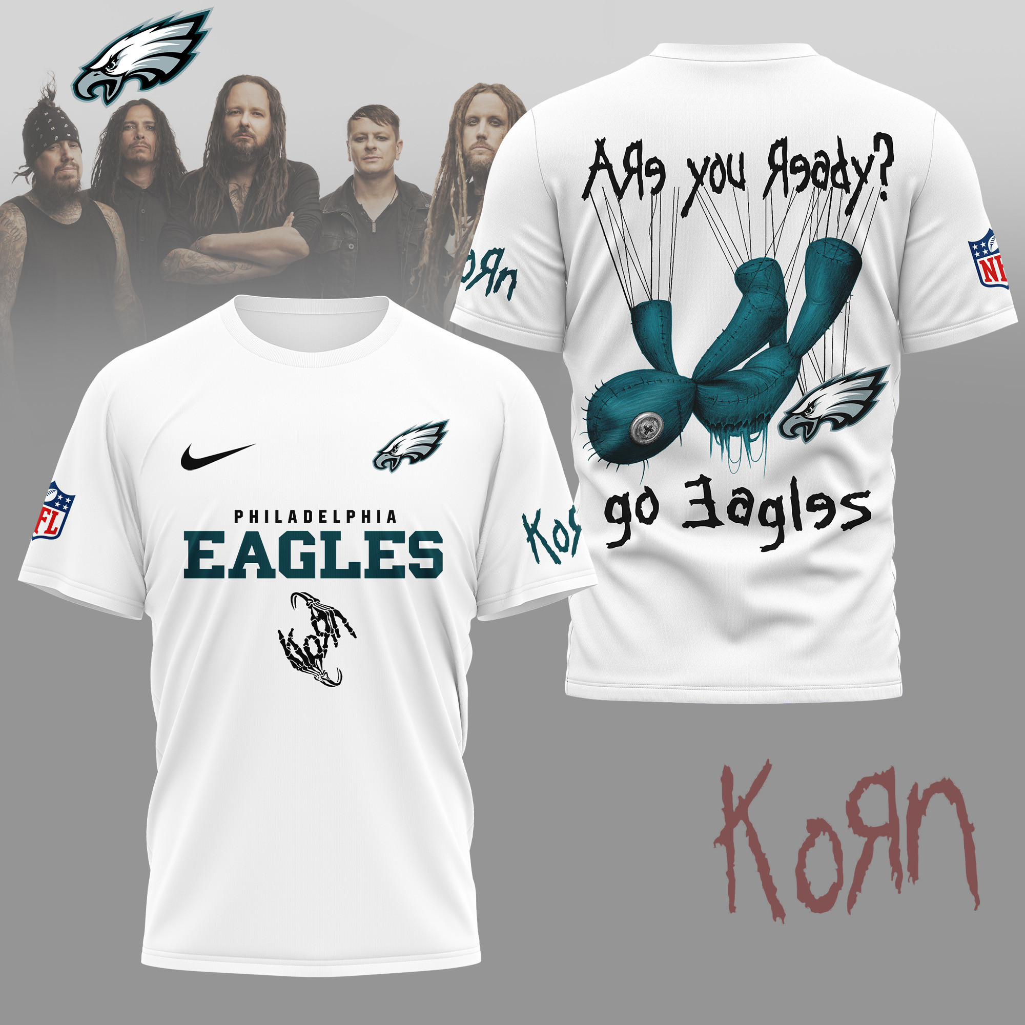 Philadelphia Eagles | Premium NFL Korn Fan Shirt NY