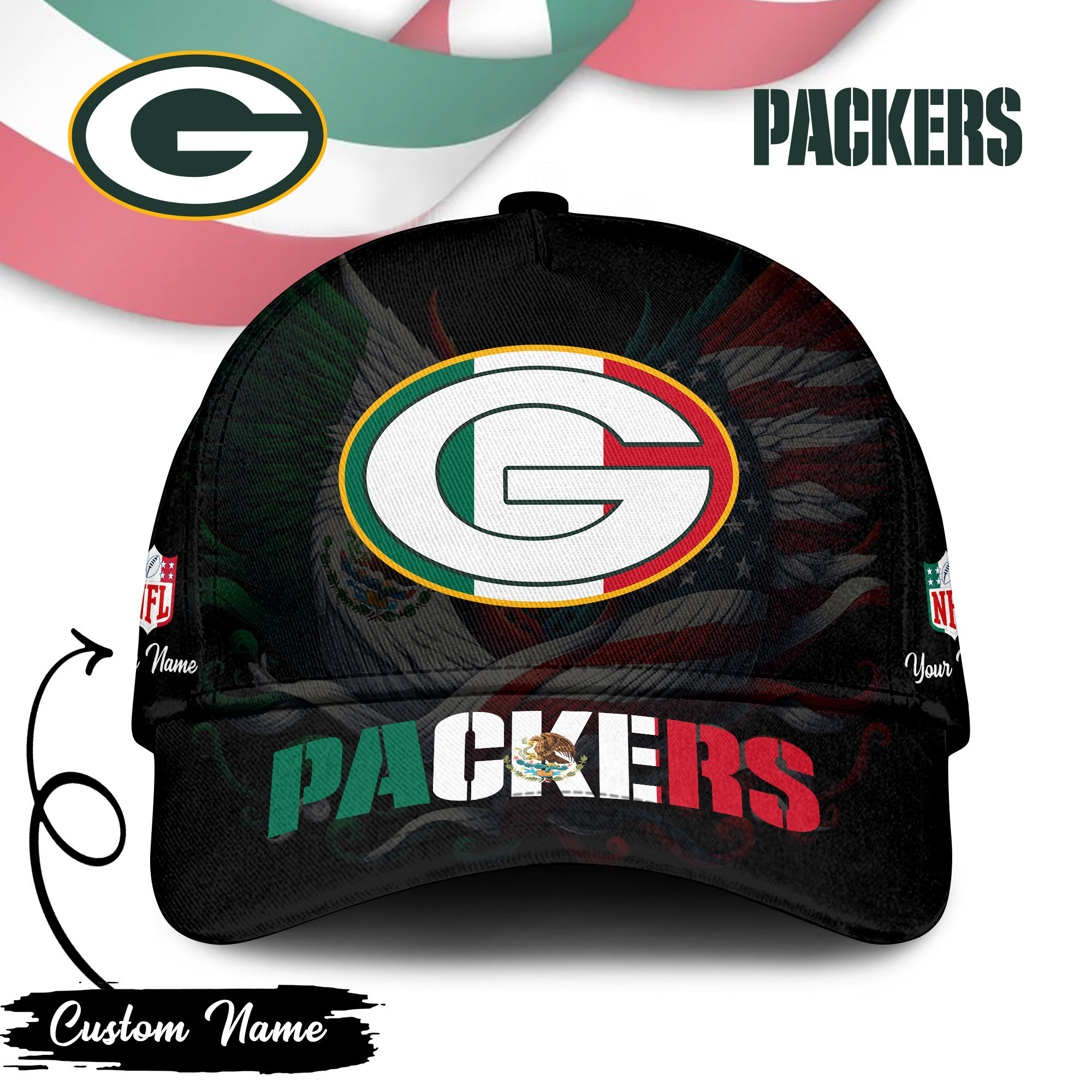 Green Bay Packers | PREMIUM CLASSIC CAP NFL MEXICAN TD