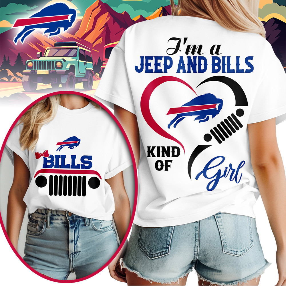 Buffalo Bills | Premium NFL Jeep Girl Women's Shirt TD