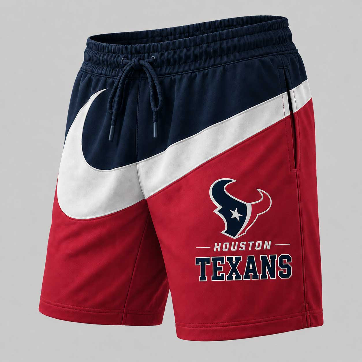 Houston Texans | Premium NFL Swoosh Sports Shorts for Loyal Fans TD