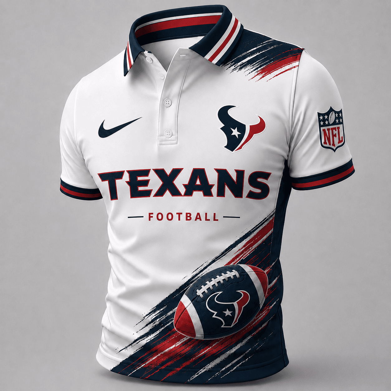 Houston Texans | Premium NFL Dynamic Gridiron Style Polo TD