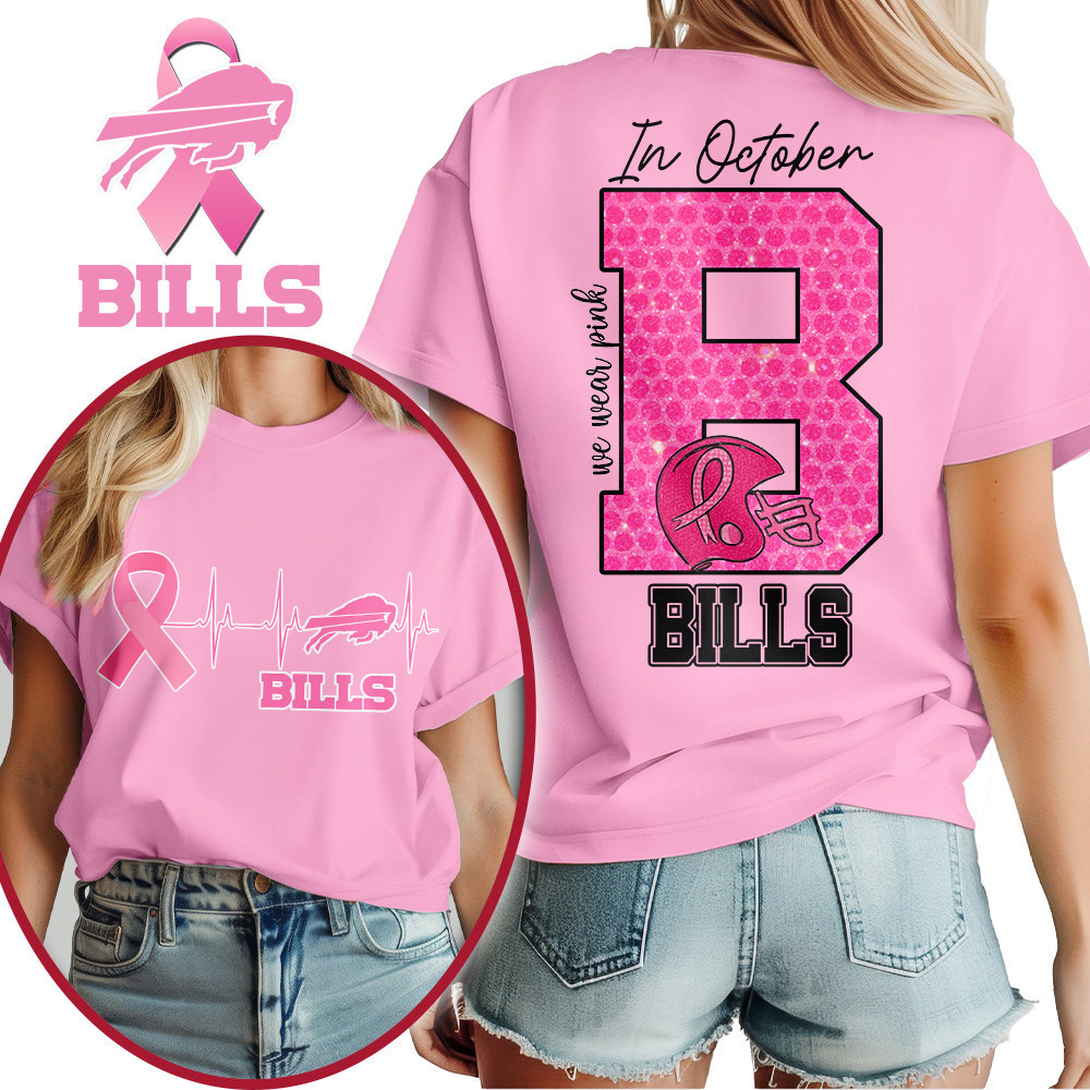 Buffalo Bills | Premium NFL Breast Cancer Women's Shirt MM