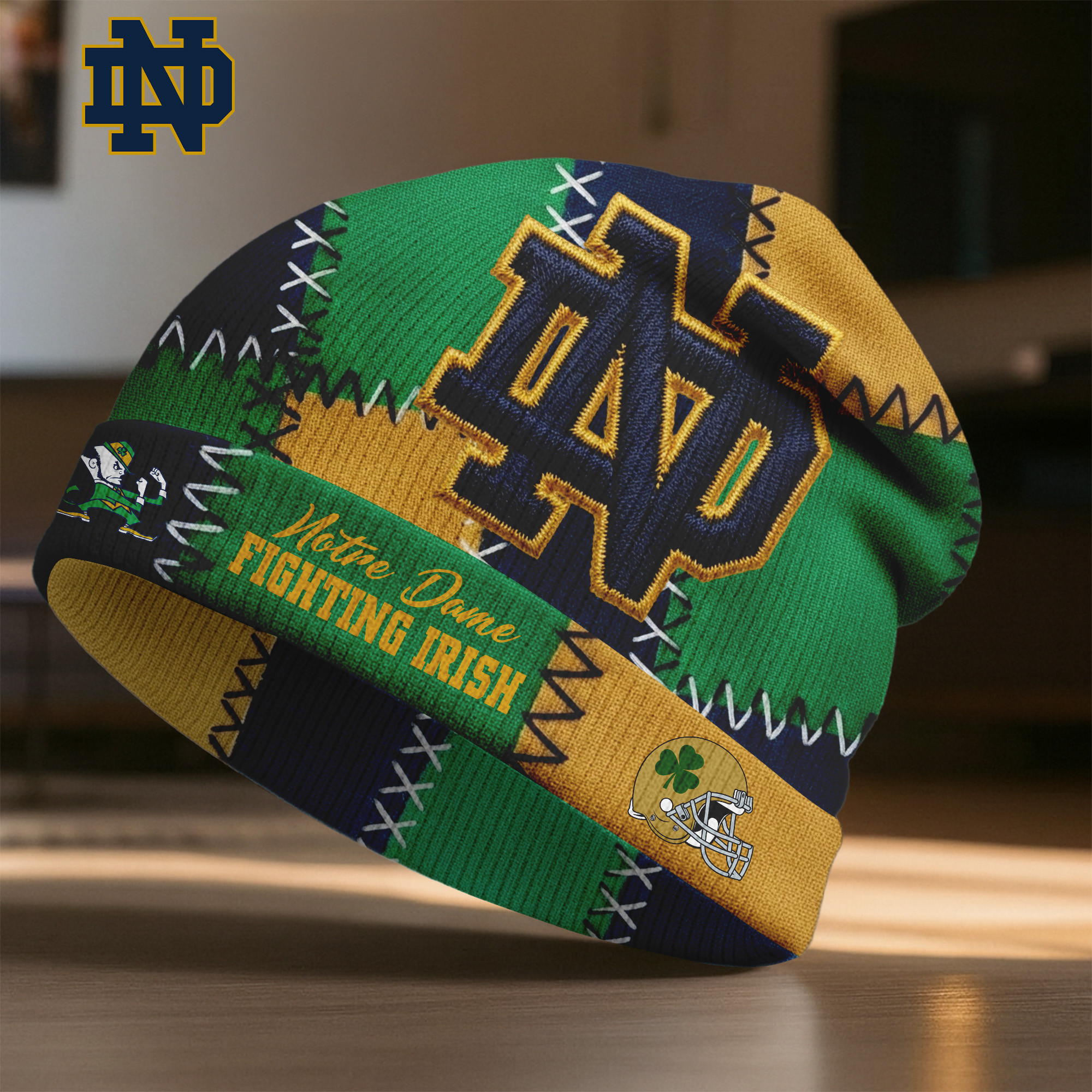 Notre Dame Fighting Irish | Premium NCAA Pride Beanie Hat NY