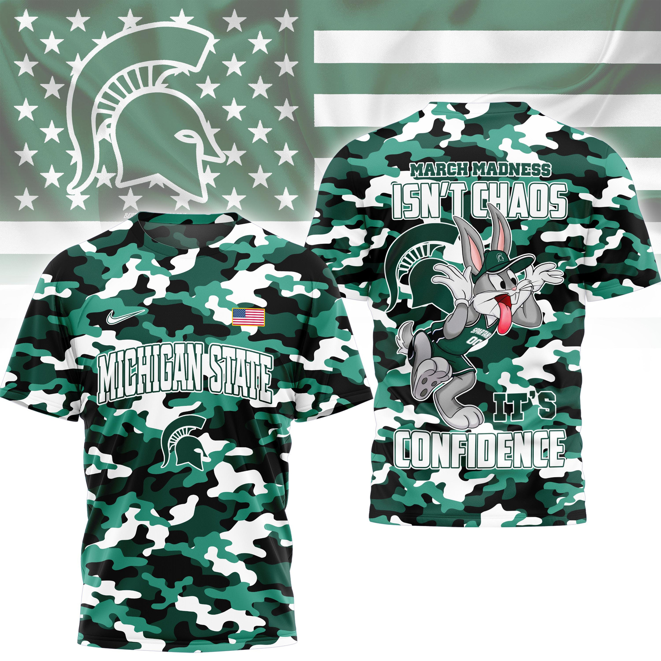 Michigan State Spartans | Premium NCAA Call It Confidence Shirt NTH1