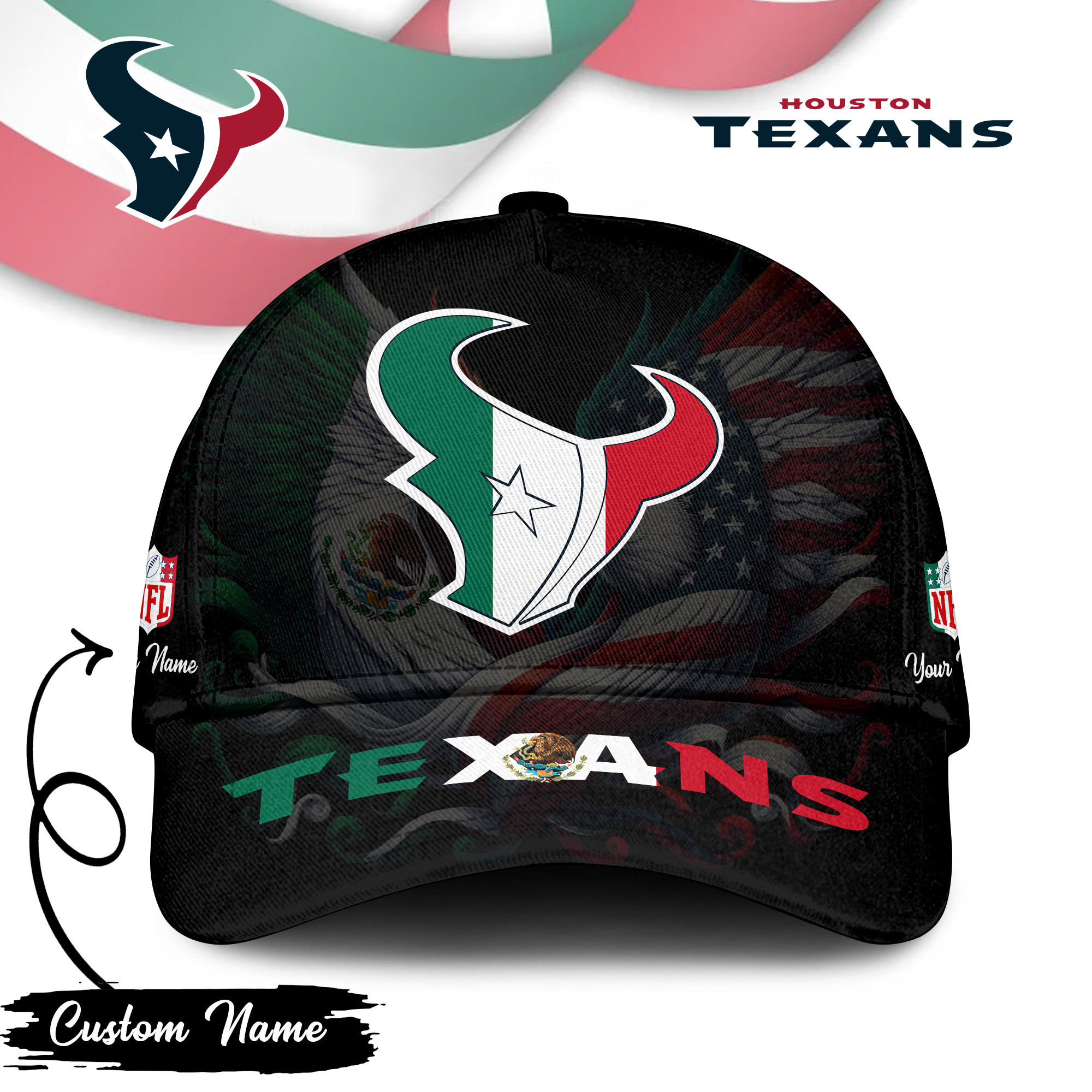 Houston Texans | PREMIUM CLASSIC CAP NFL MEXICAN TD