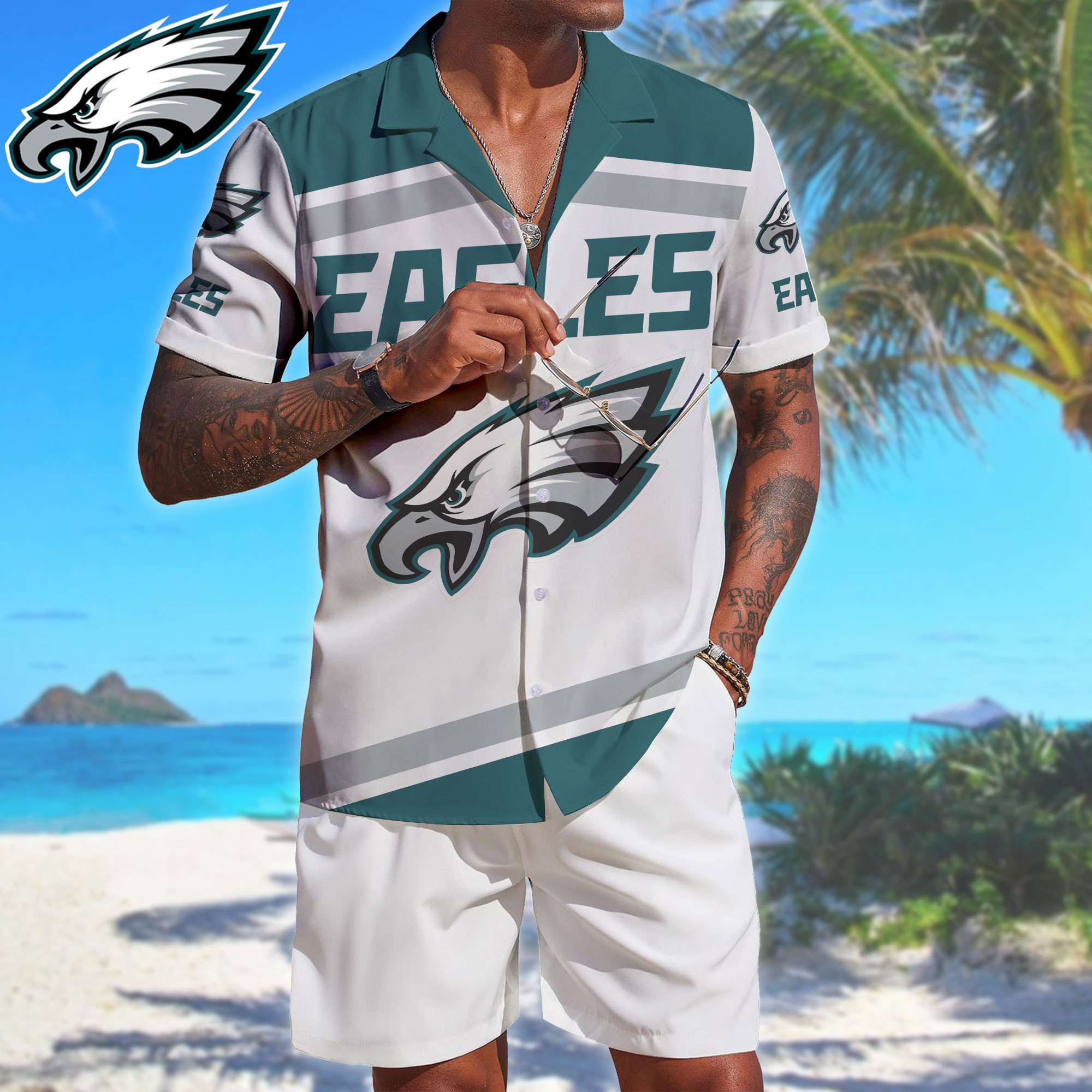 Philadelphia Eagles | Premium NFL Summer Beach Hawaiian Shirt NTH1