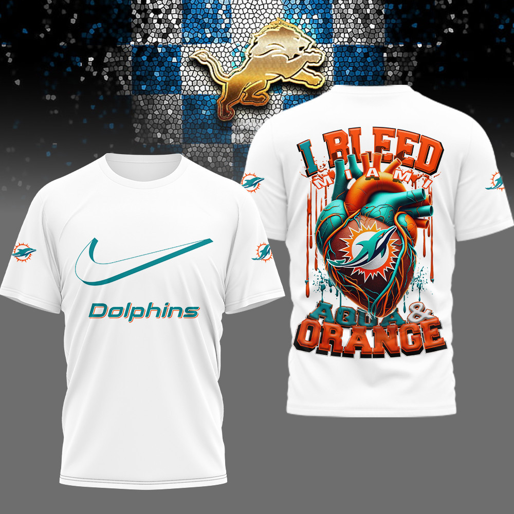 Miami Dolphins | Premium NFL I Bleed 3D Shirt HI