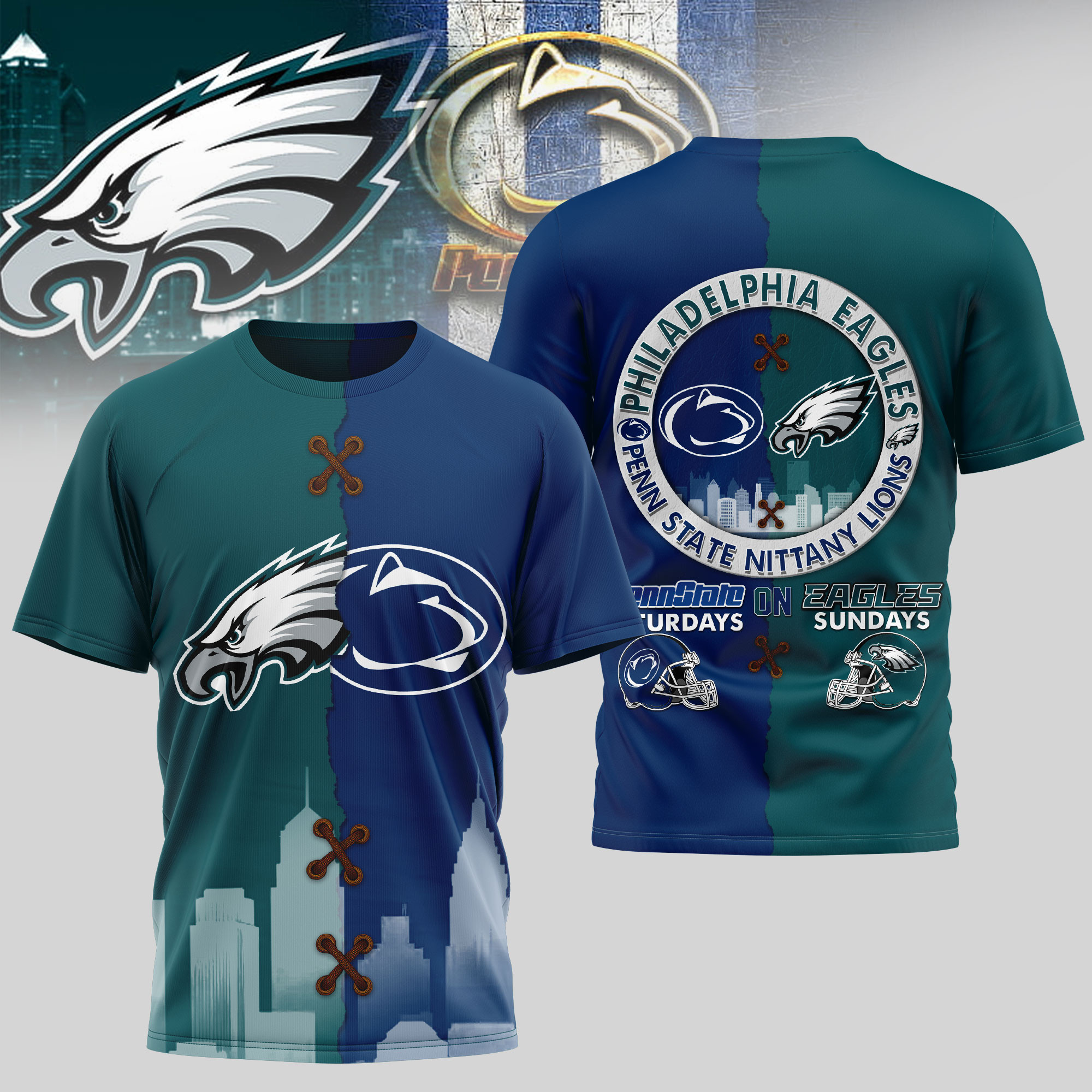 Philadelphia Eagles | Premium NFL x NCAA 3D T-shirt TD