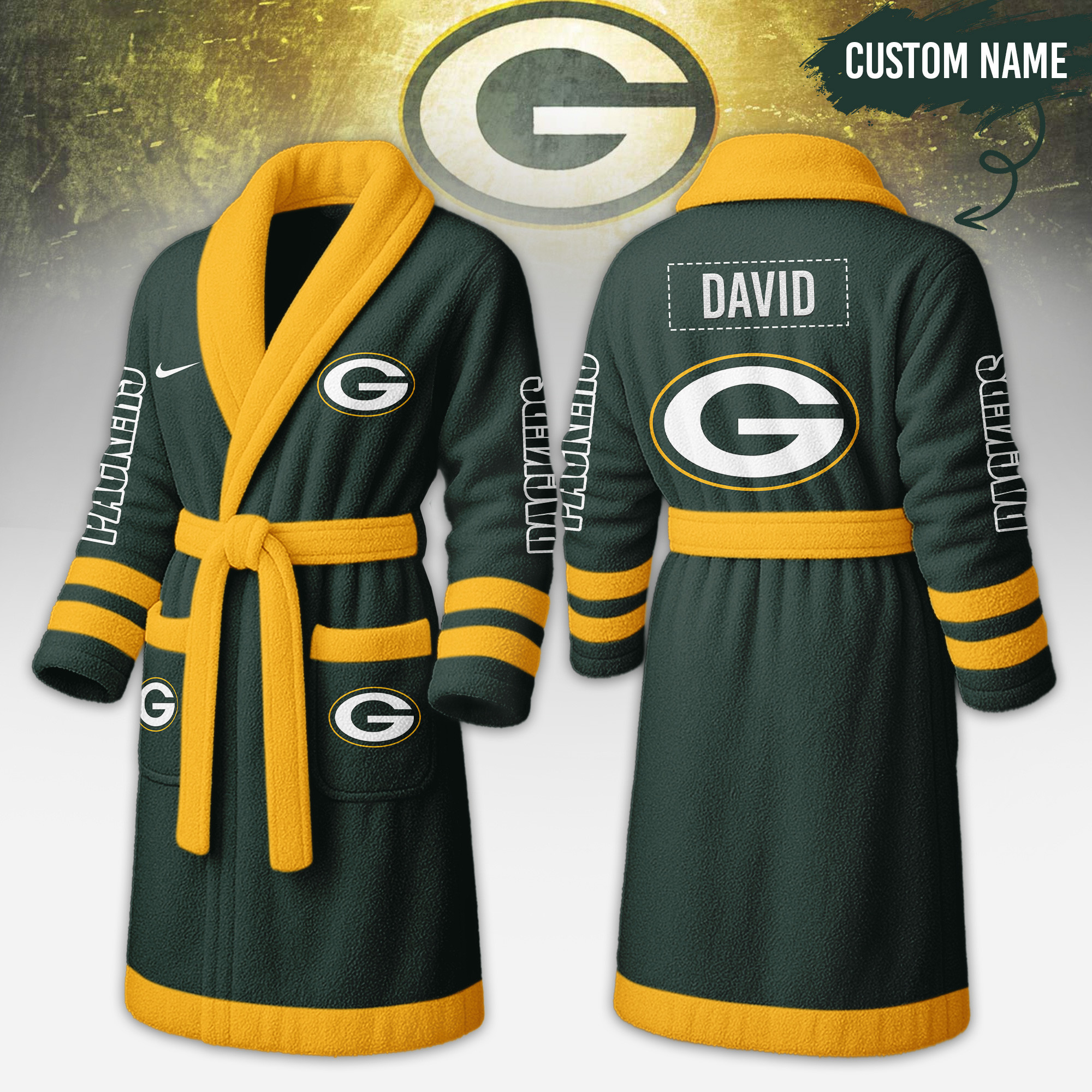 Green Bay Packers | Premium NFL Fleece Bathrobe TD