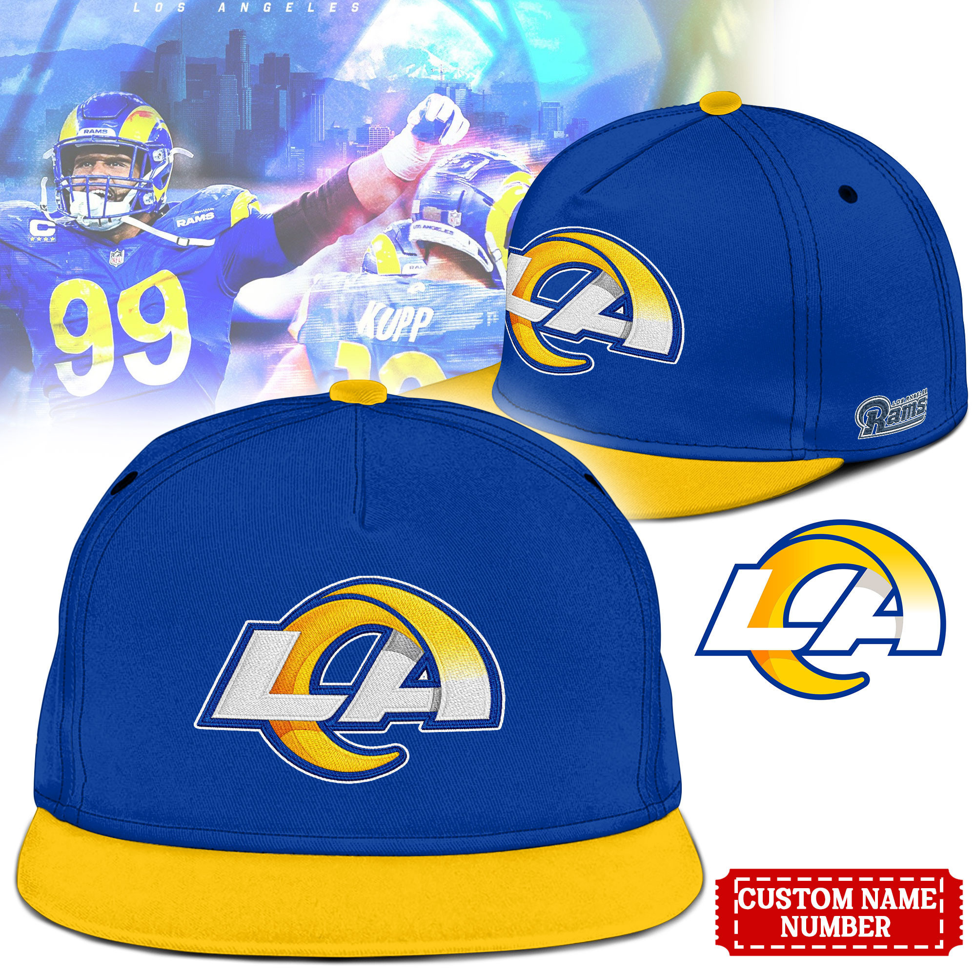 Los Angeles Rams | Premium NFL Heritage Cap NTH1