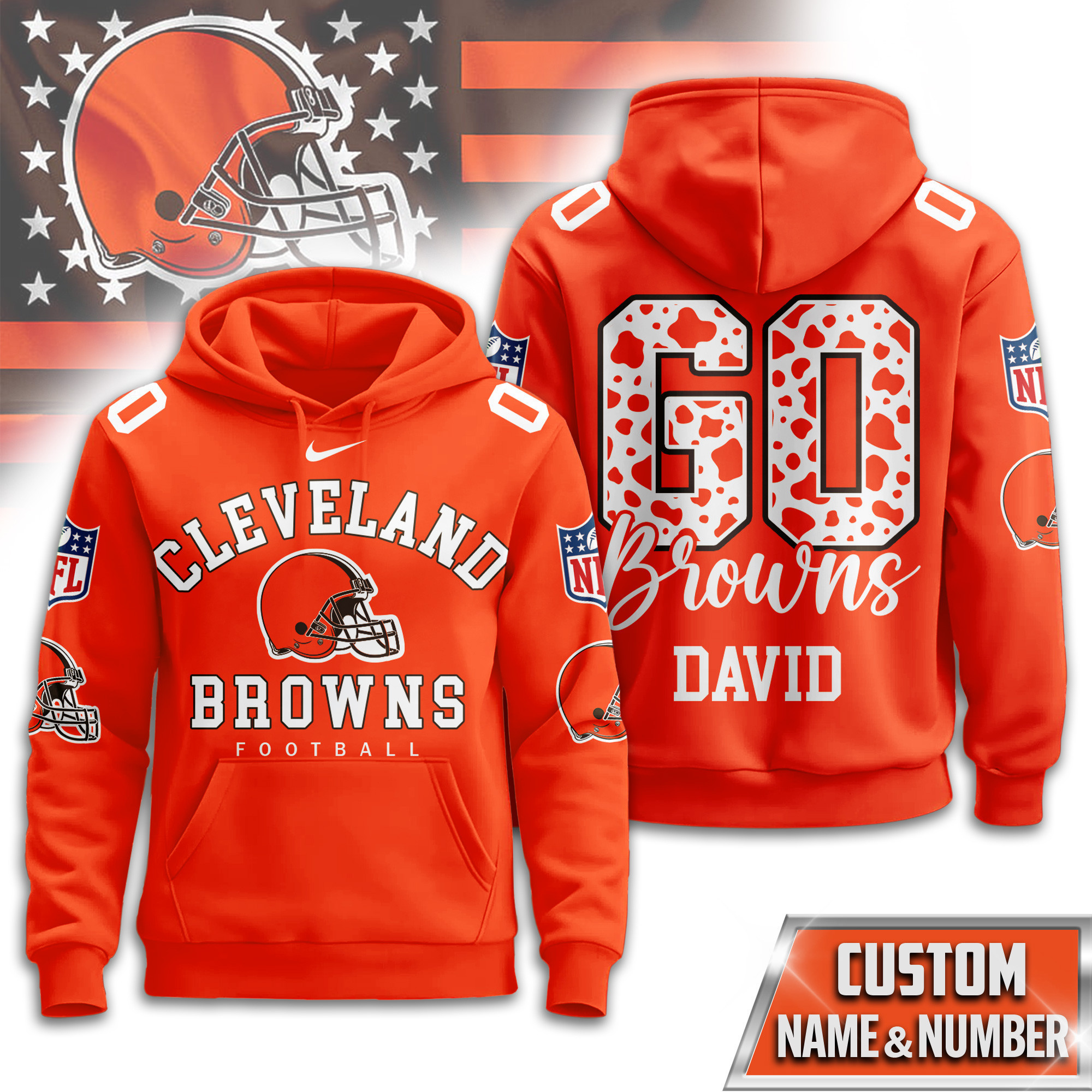 Cleveland Browns | Premium NFL Custom Game Day Hoodie TD
