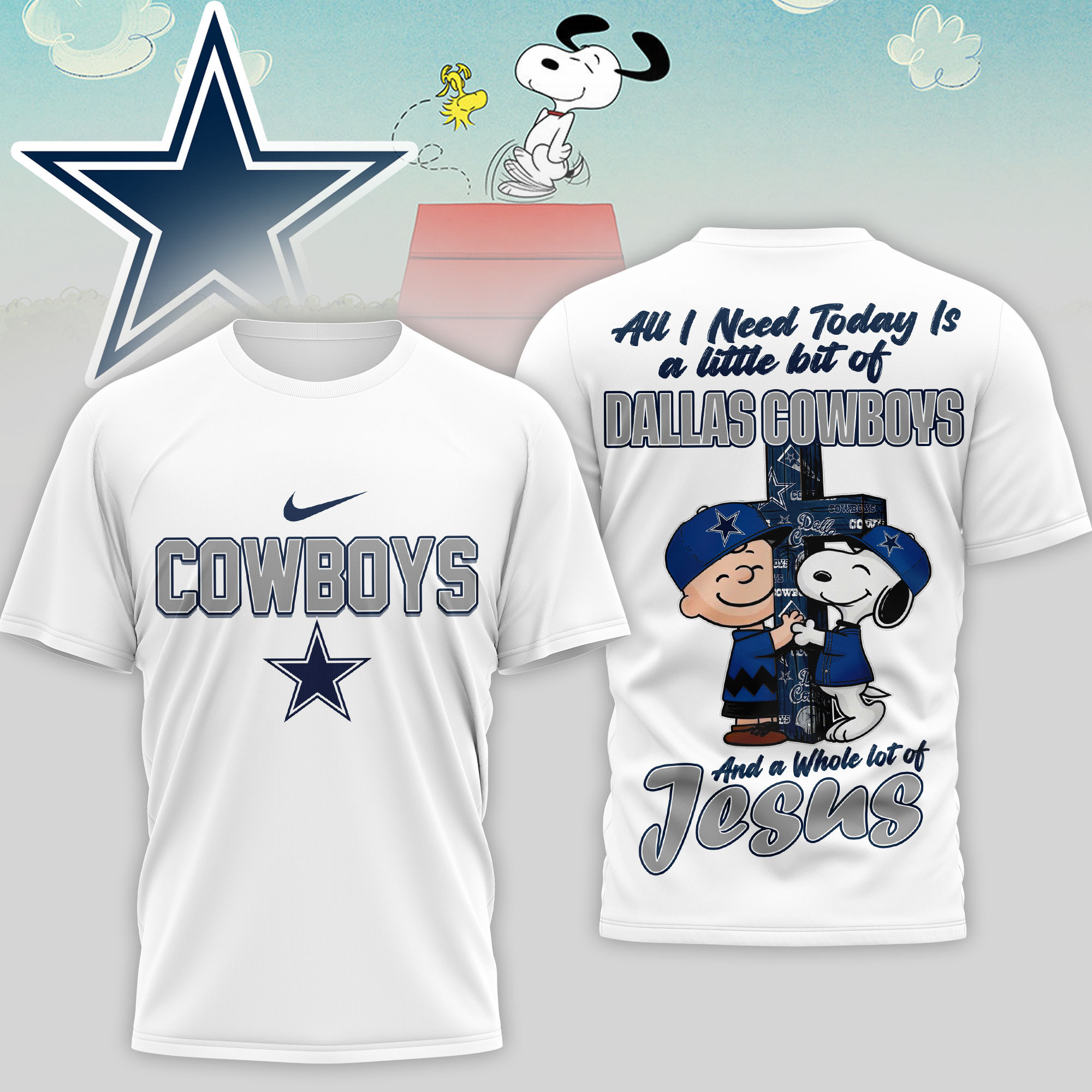 Dallas Cowboys | Premium NFL League Blessing 3D Shirt NTH1