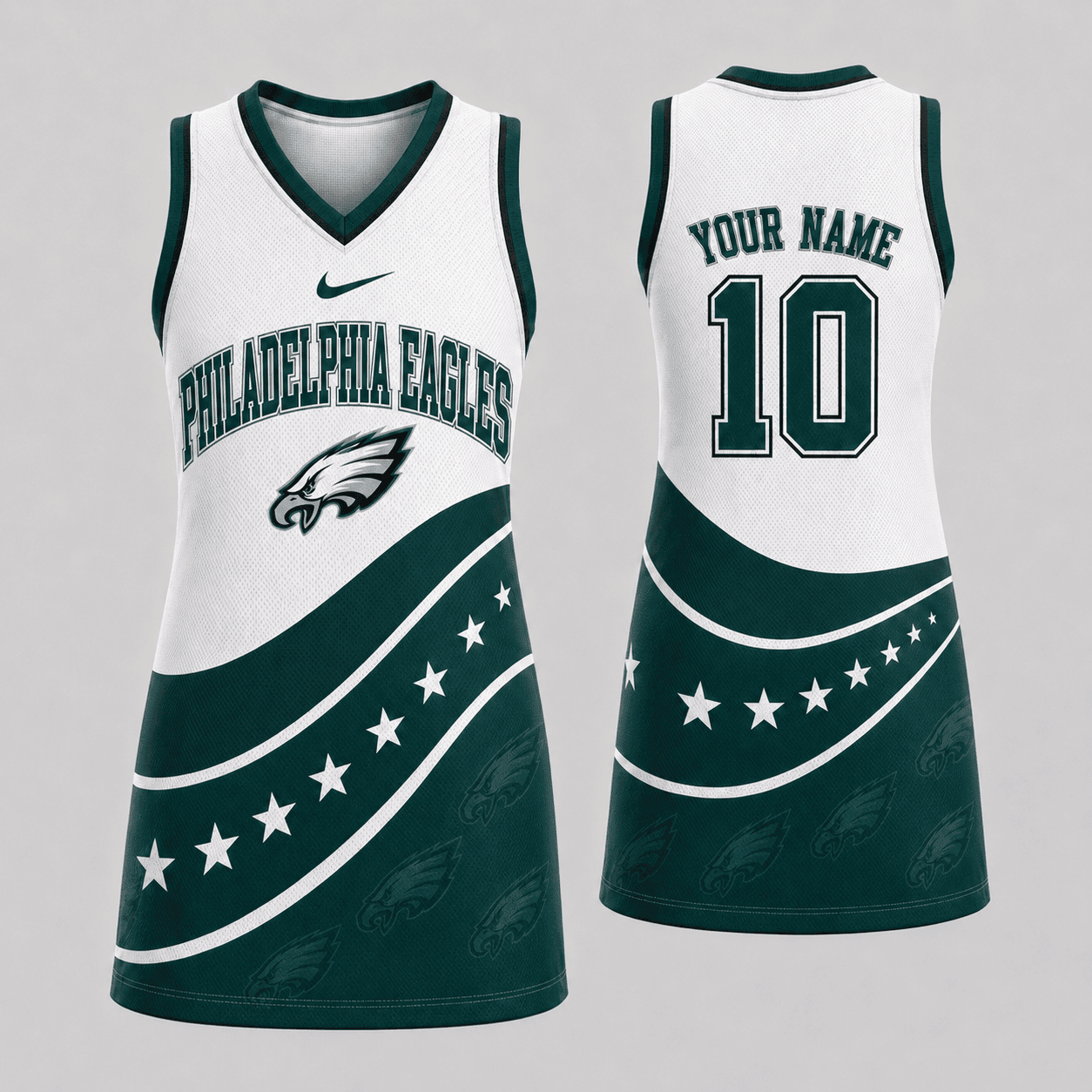 Philadelphia Eagles | Premium NFL Bold Team Pride Women Jersey Dress TD