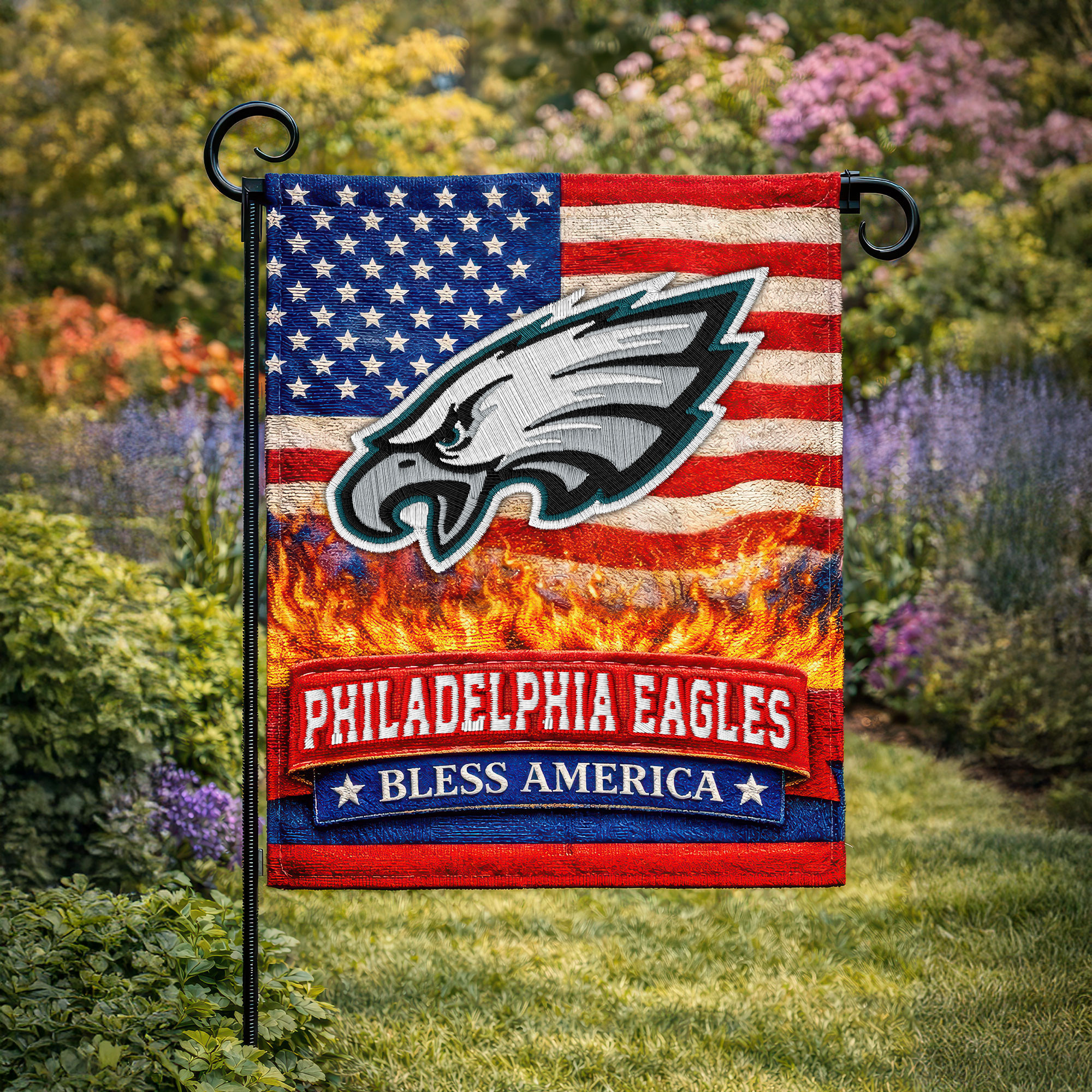 Philadelphia Eagles | Premium NFL 250 Years Of America Freedom Flag NY