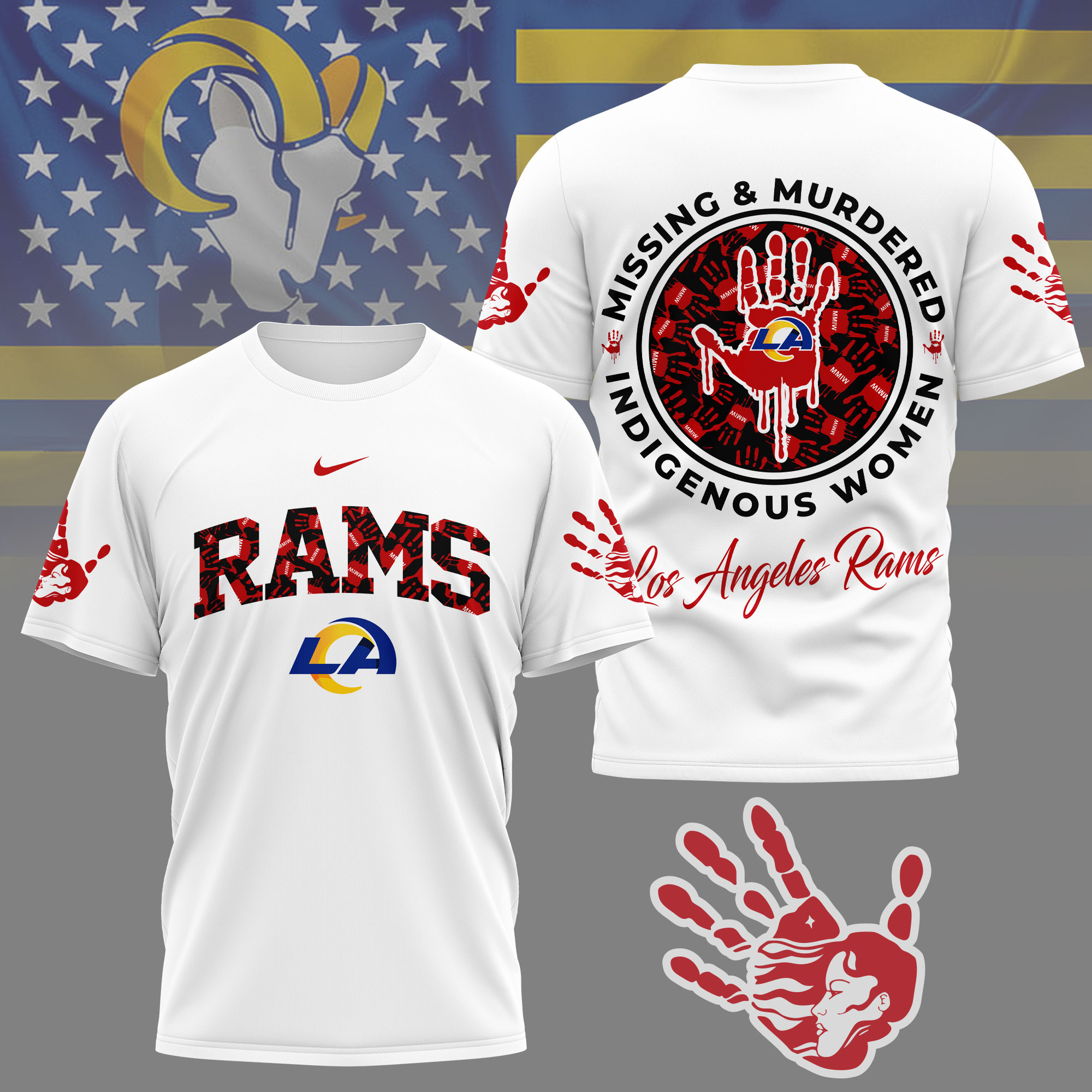 Los Angeles Rams | Premium NFL MMIW Awareness Shirt NY