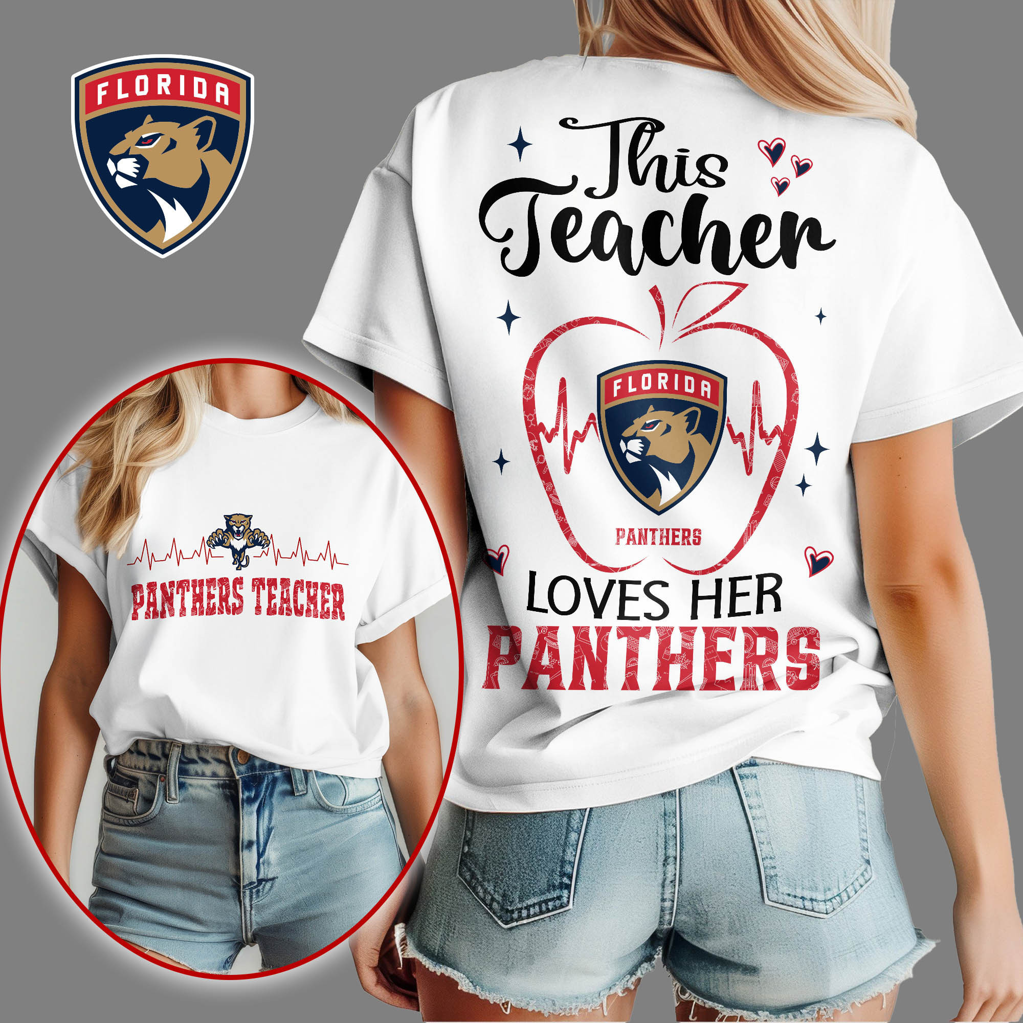 Florida Panthers | Premium NHL Teacher Appreciation Month Women's Shirt NY