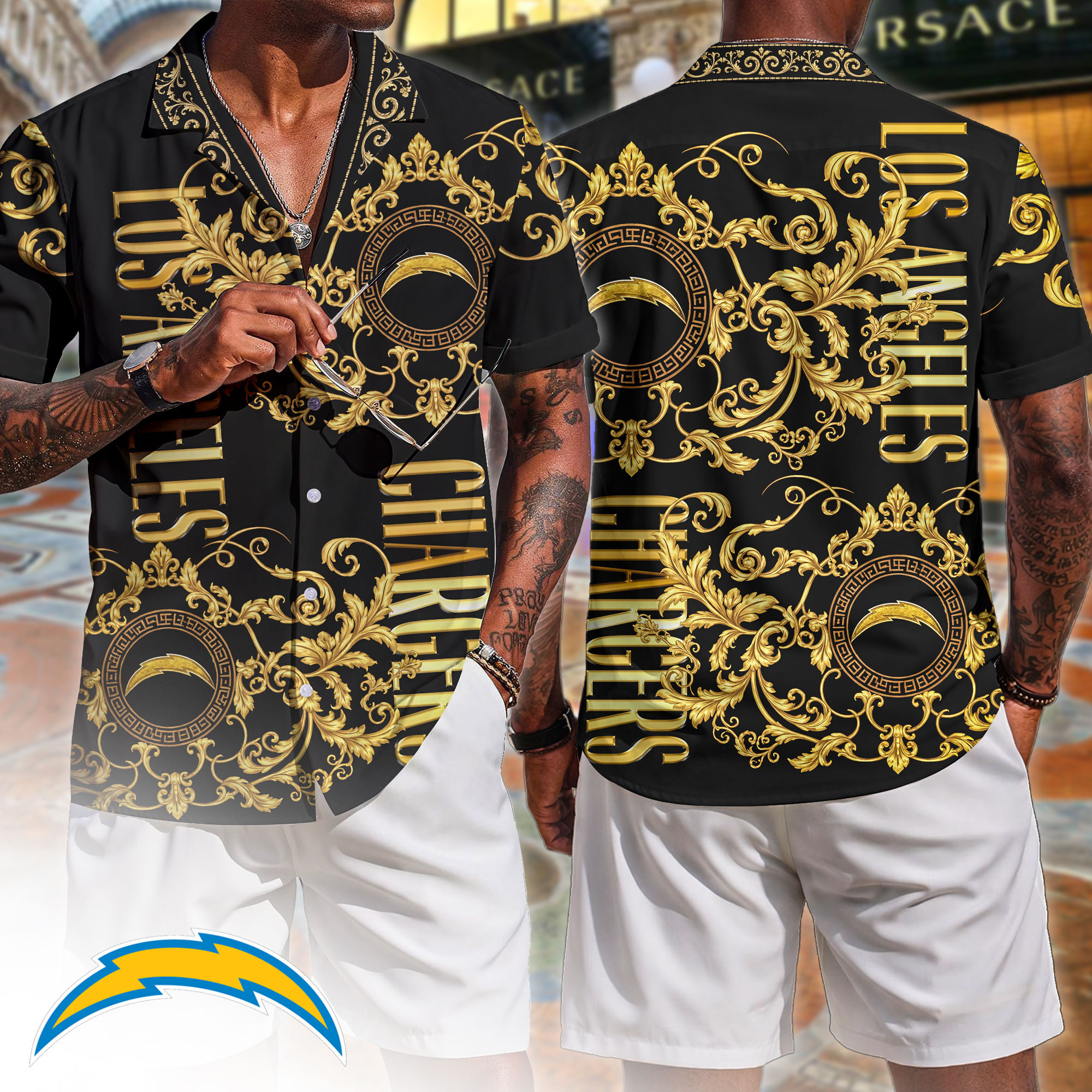Los Angeles Chargers | Premium NFL Luxury Hawaiian Shirt HY