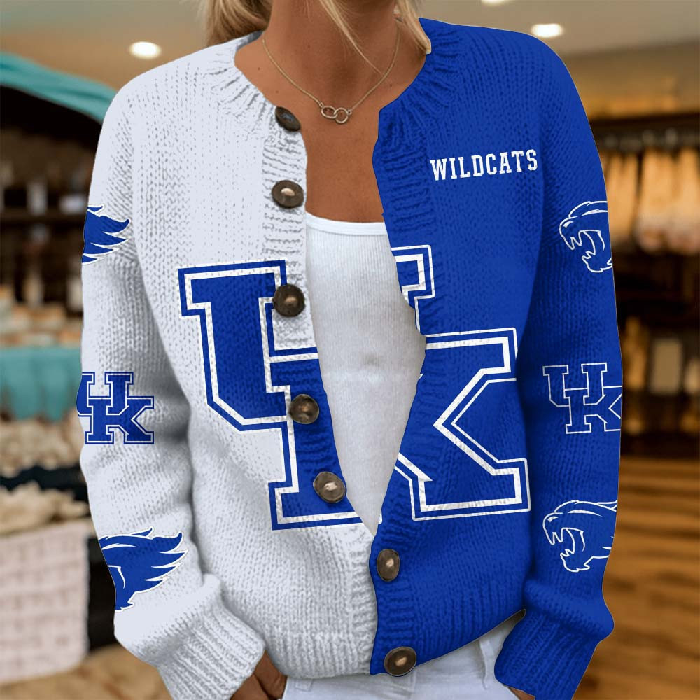 Kentucky Wildcats | Premium NCAA Cozy Split Knit Cardigan x Game Day Edition MM