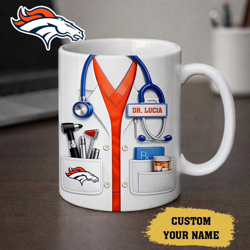 Denver Broncos | Premium NFL Personalized Medical Mug NY