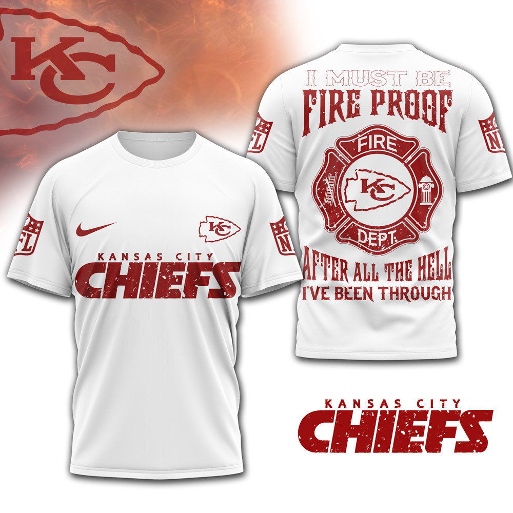 Kansas City Chiefs | Premium NFL Built By Fire Game Day 3D Shirt NTH1