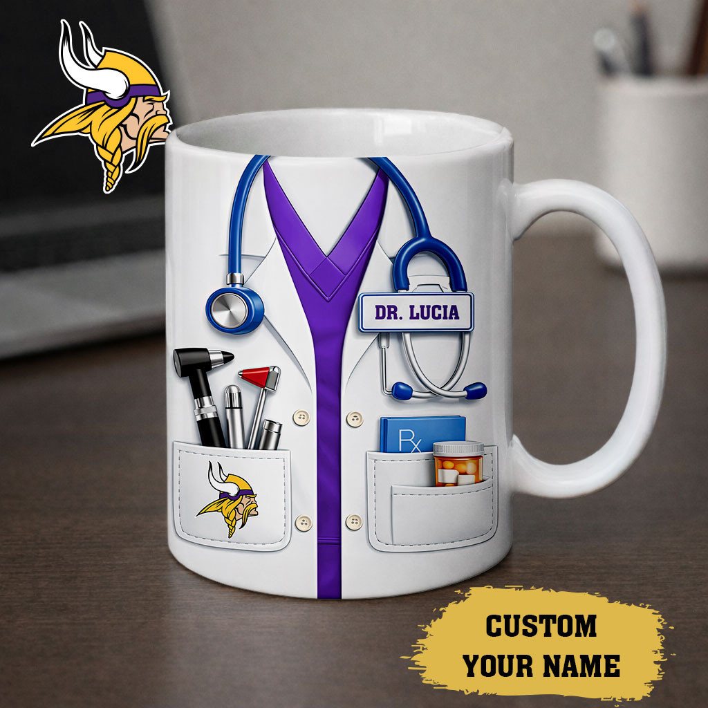 Minnesota Vikings | Premium NFL Personalized Medical Mug NY