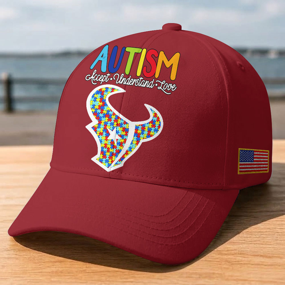 Houston Texans | Premium Classic NFL Autism Awareness Puzzle Cap