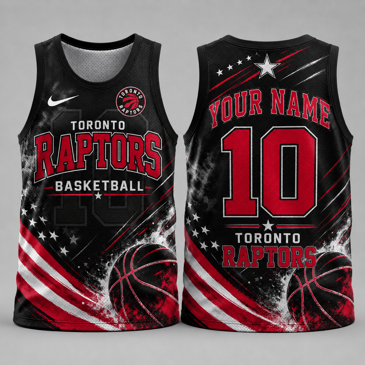 Toronto Raptors | Premium NBA Personalized Fan Pride Basketball Tank Top TD