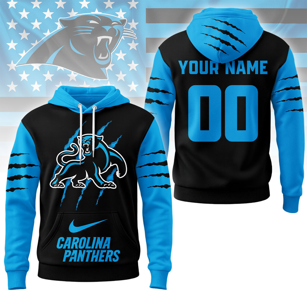 Carolina Panthers | Premium NFL Fan Pride Claw Hoodie NY