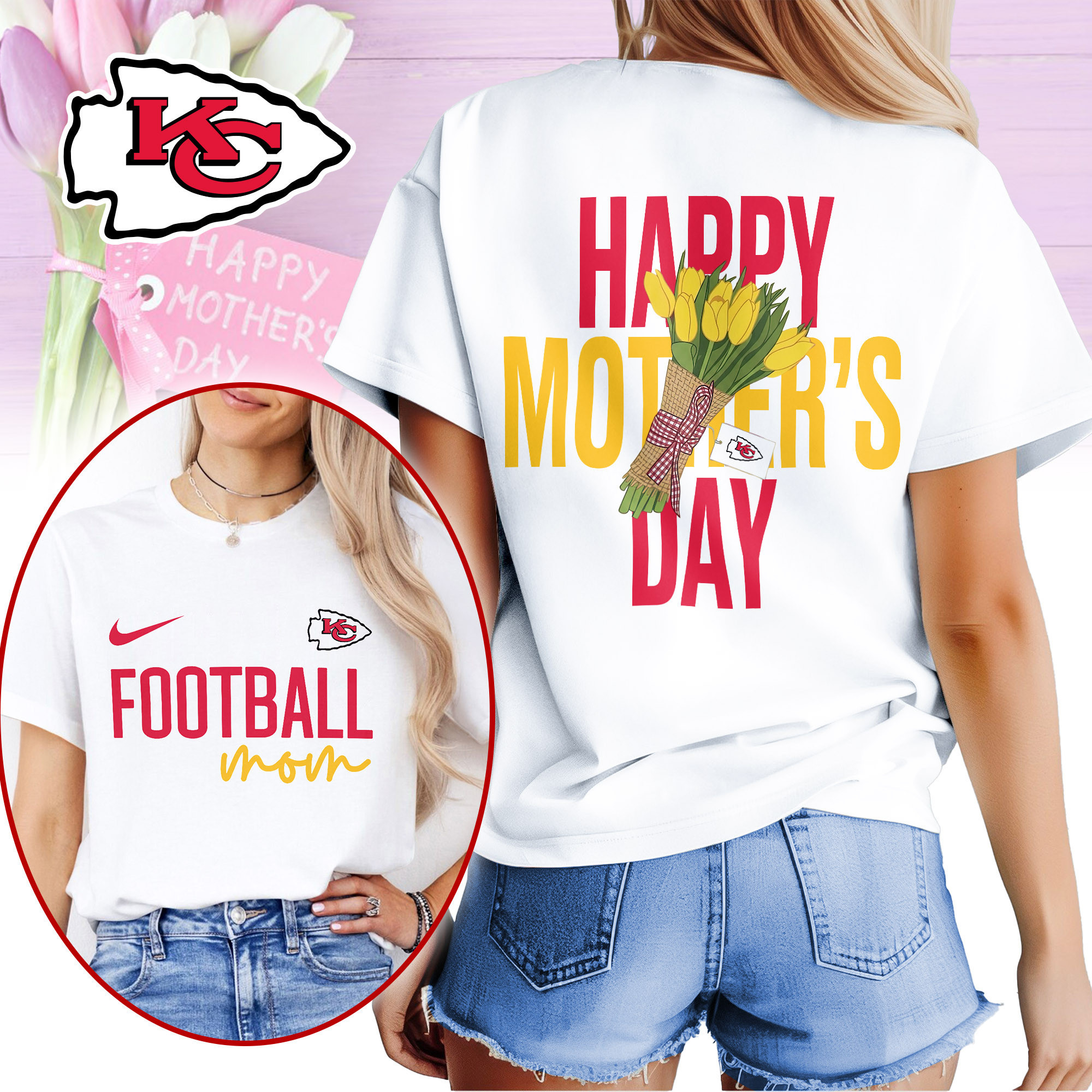 Kansas City Chiefs | Premium NFL Happy Mother Day 3D Shirt NP