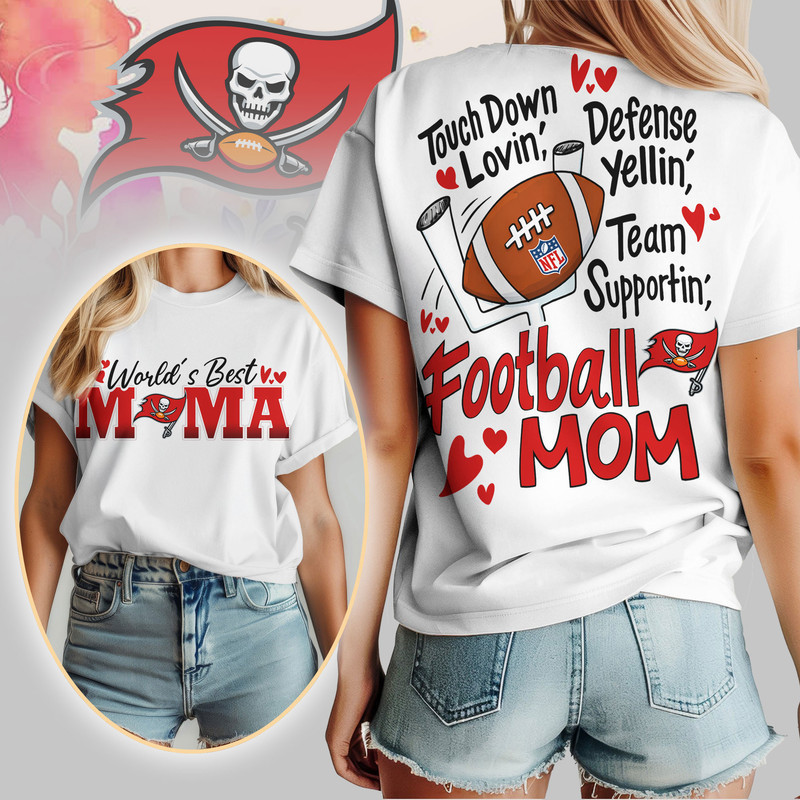 Tampa Bay Buccaneers | Premium NFL Mother Day Football Mama 3D Shirt HY