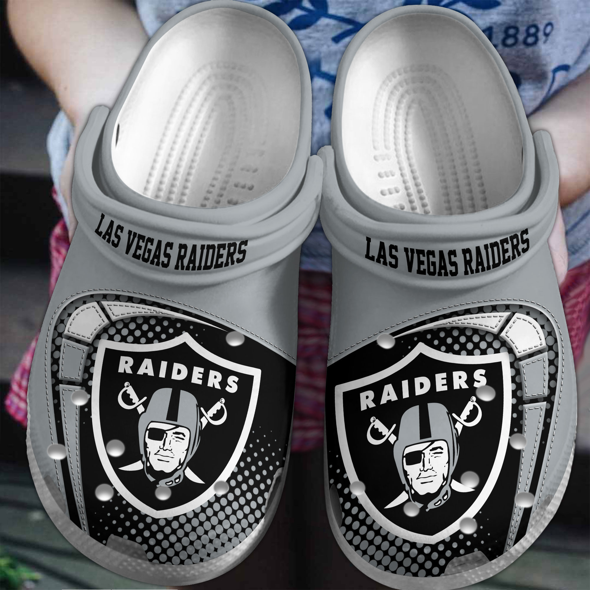 Las Vegas Raiders | Premium NFL Crocs Shoes NY