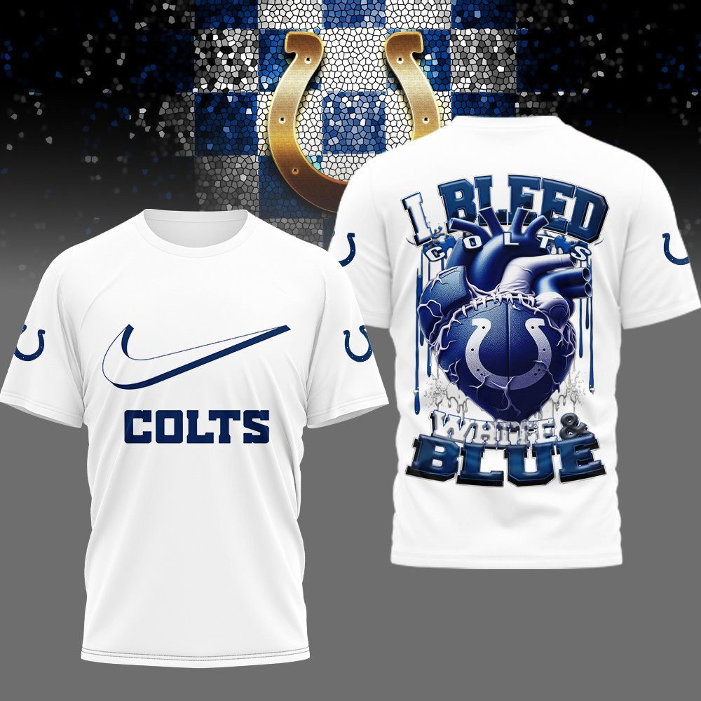 Indianapolis Colts | Premium NFL I Bleed 3D Shirt HI