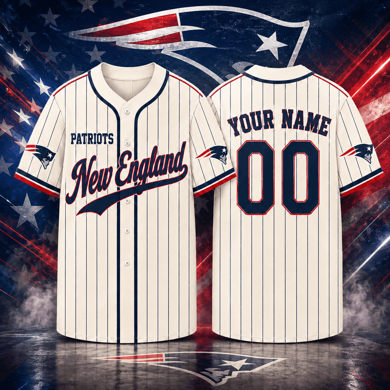 New England Patriots | Premium NFL Personalized Game Day Jersey NNK
