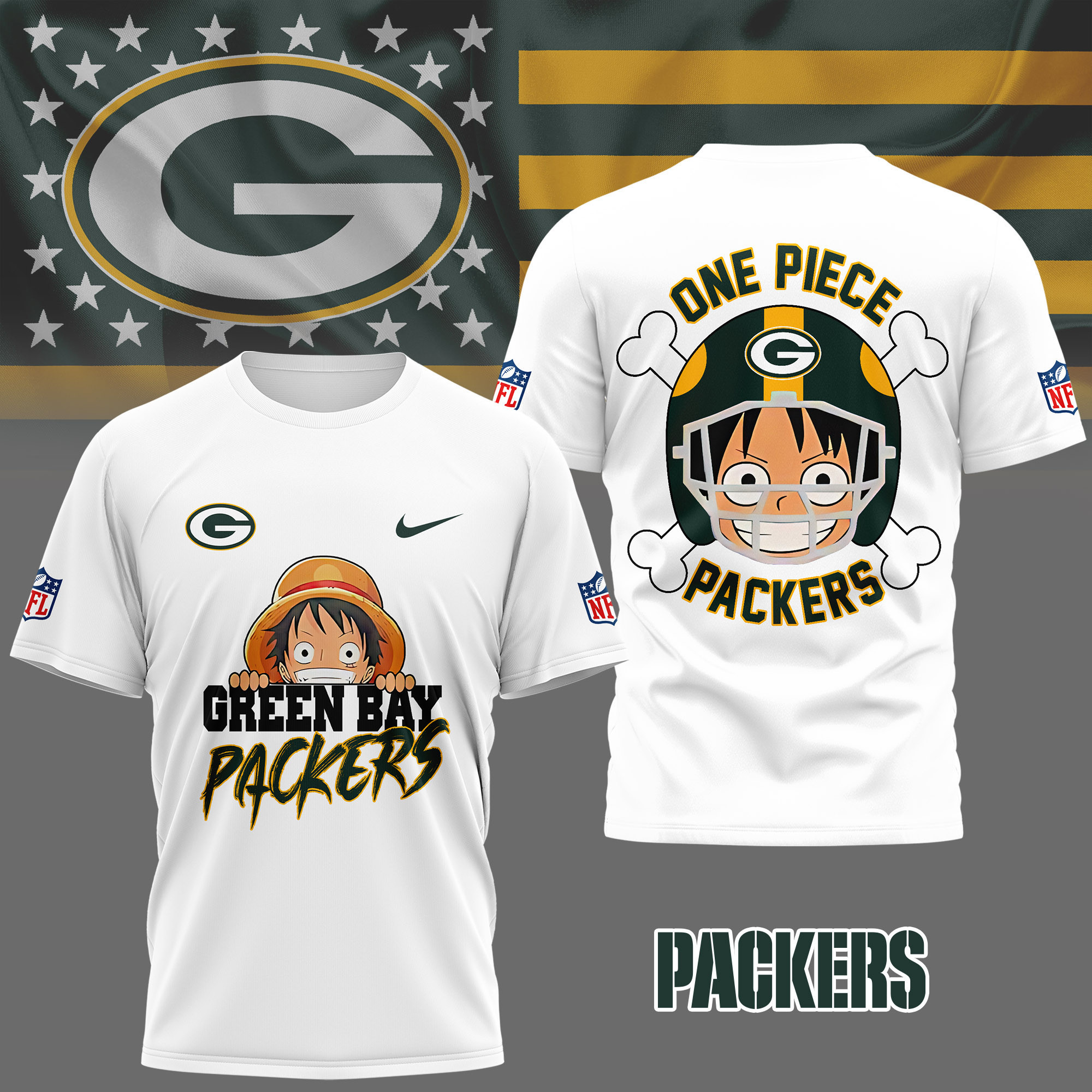 Green Bay Packers | Premium NFL One Piece Fan 3D Shirt NY