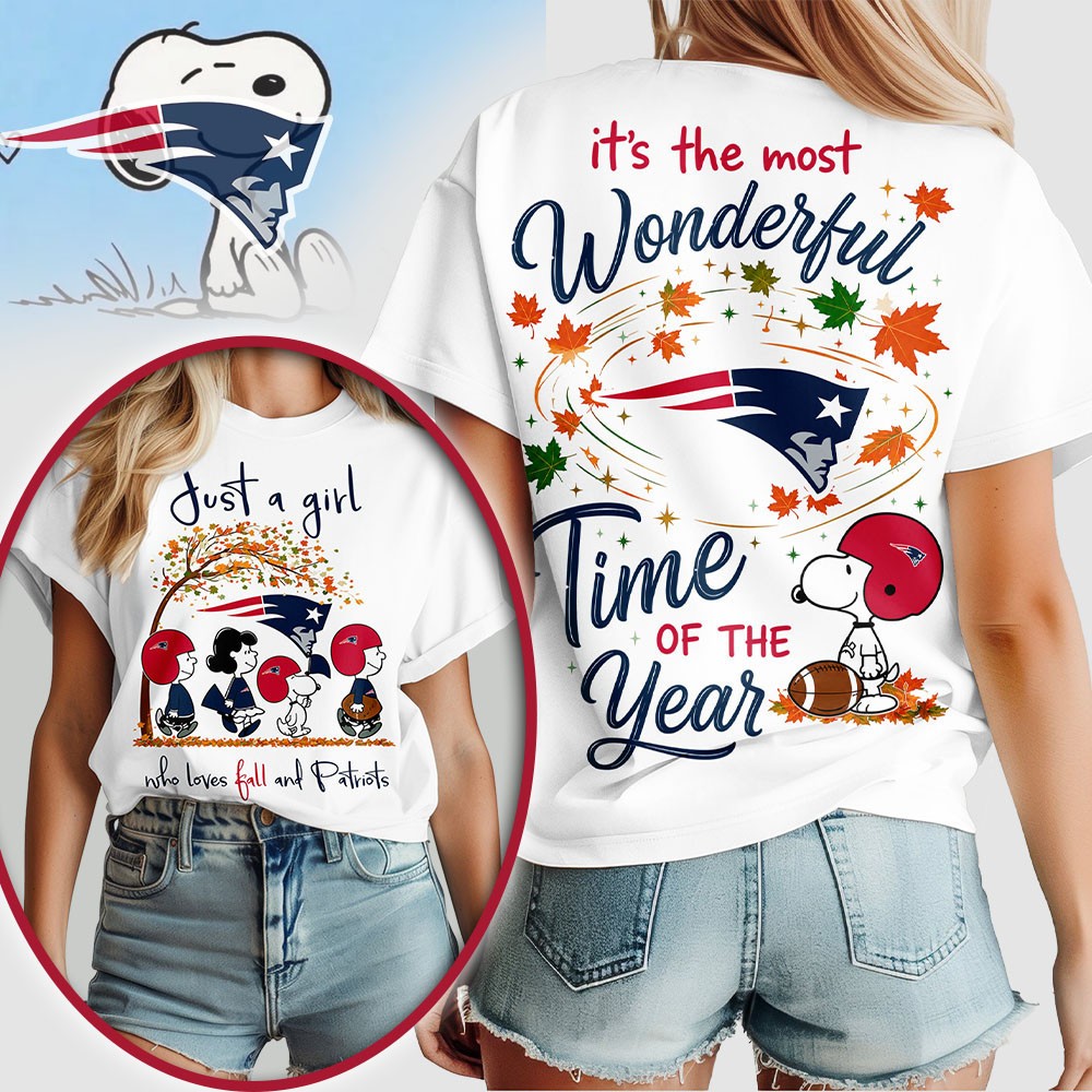 New England Patriots | Premium NFL Fall Wonderful Time of the Year 3D Shirt NTH1