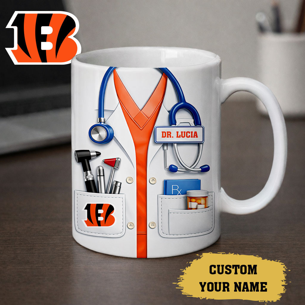 Cincinnati Bengals | Premium NFL Personalized Medical Mug NY