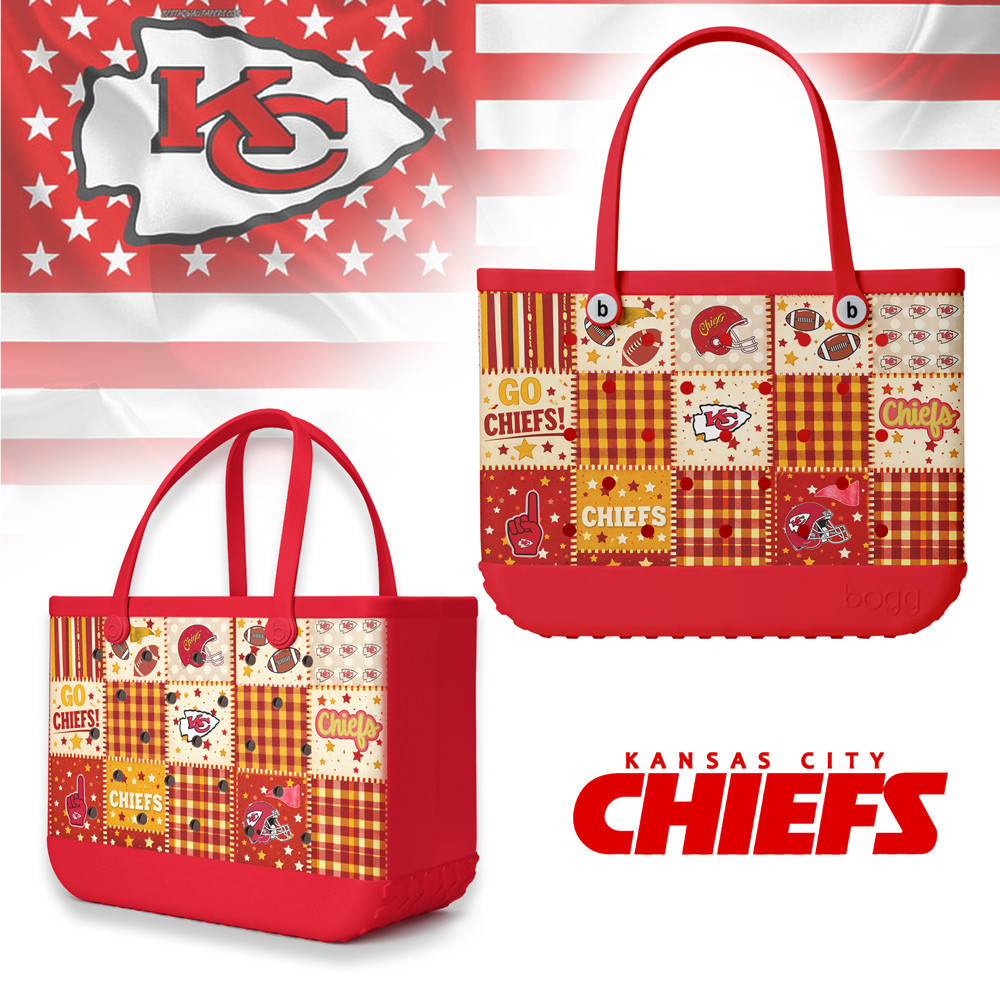 Kansas City Chiefs | Premium NFL Patchwork Design Beach Tote Bag HY