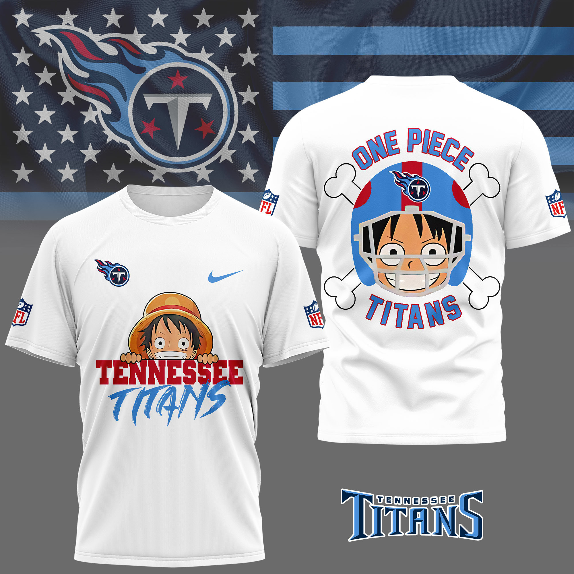 Tennessee Titans | Premium NFL One Piece Fan 3D Shirt NY