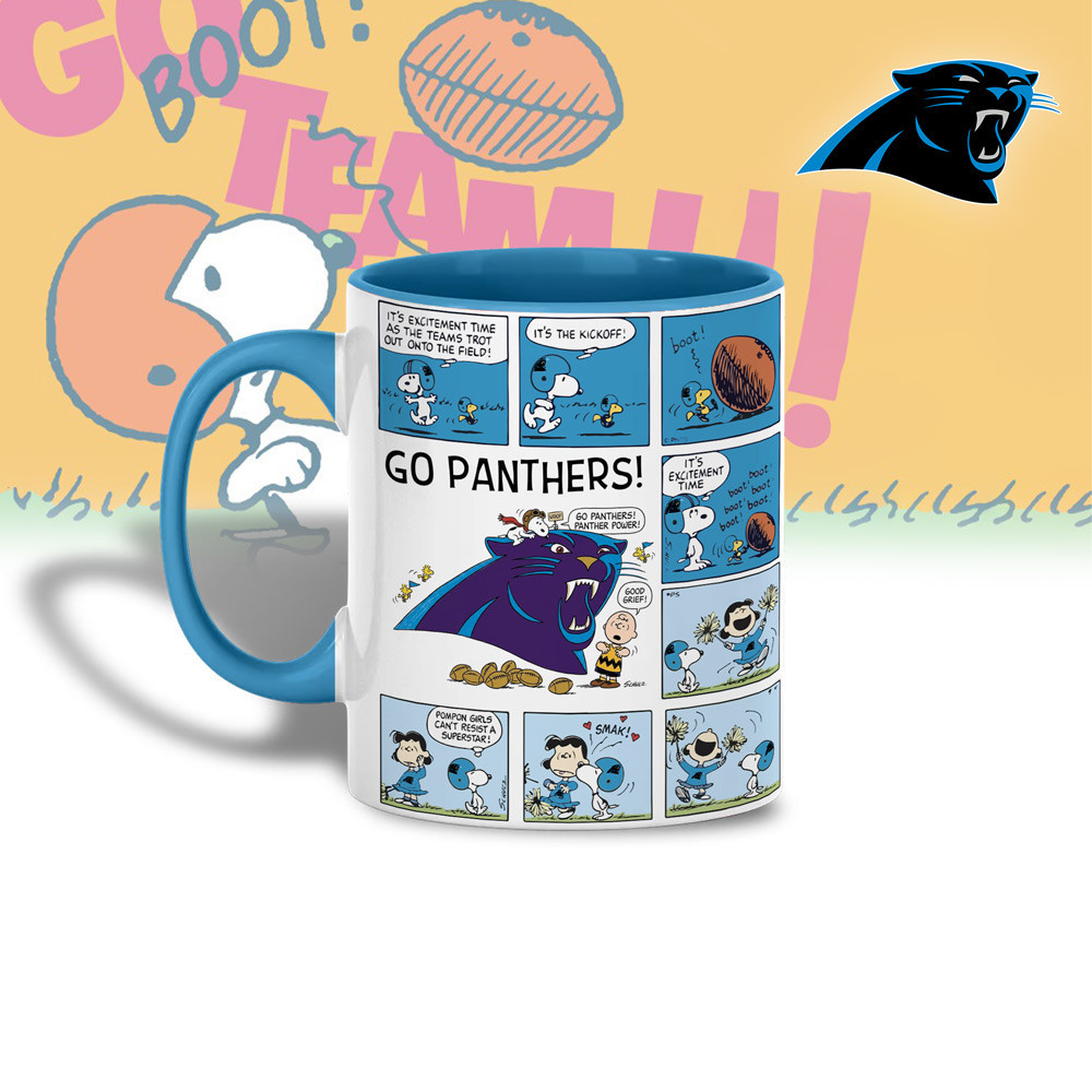 Carolina Panthers | Premium NFL Peanuts Comic Mug HY