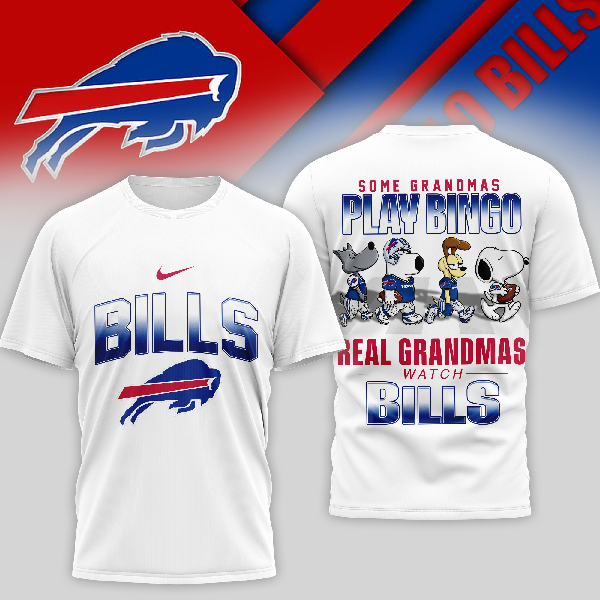Buffalo Bills | Premium NFL Prime Time 3D Shirt NTH1