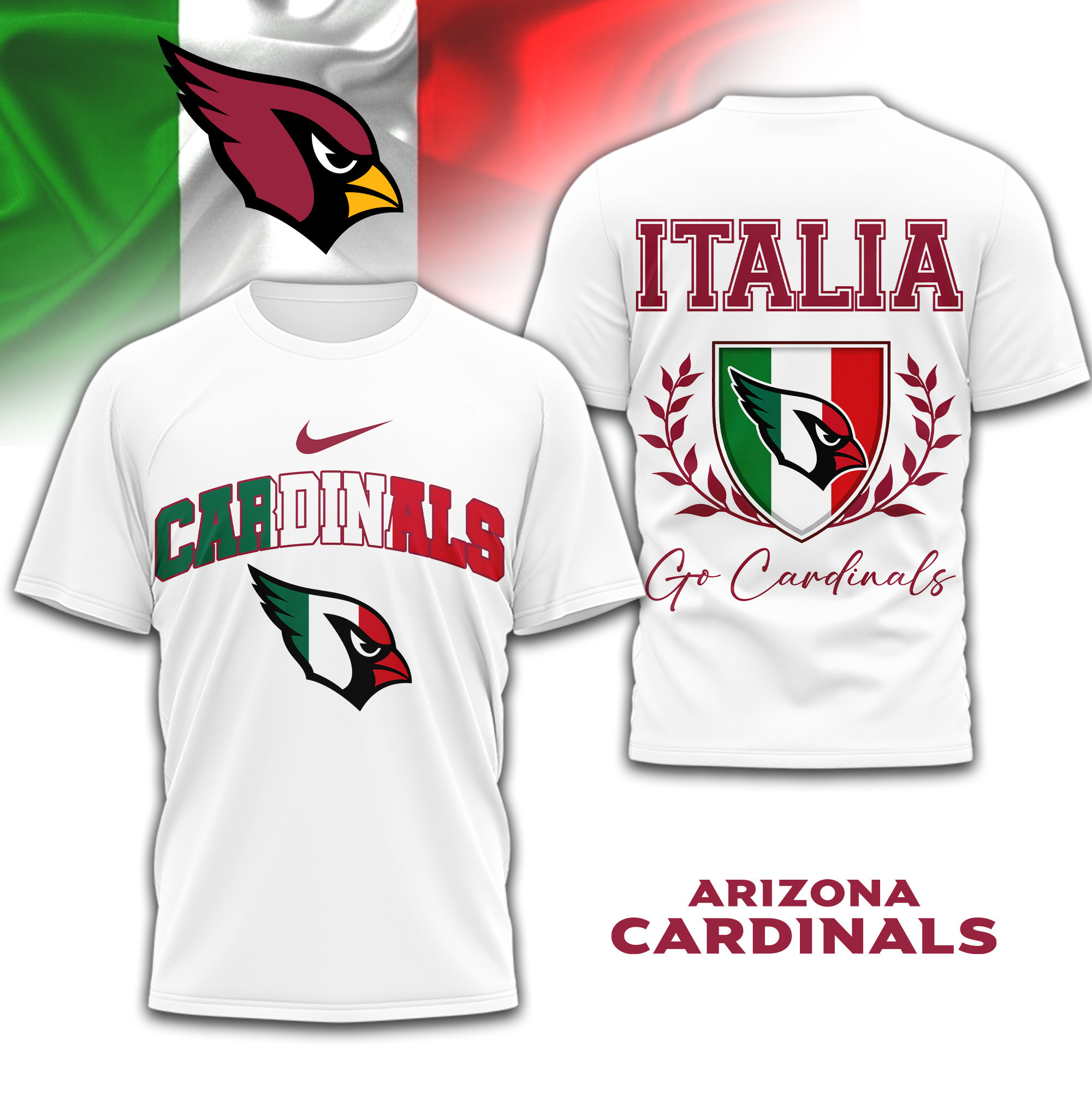 Arizona Cardinals | PREMIUM NFL ITALIA 3D SHIRT TD090126