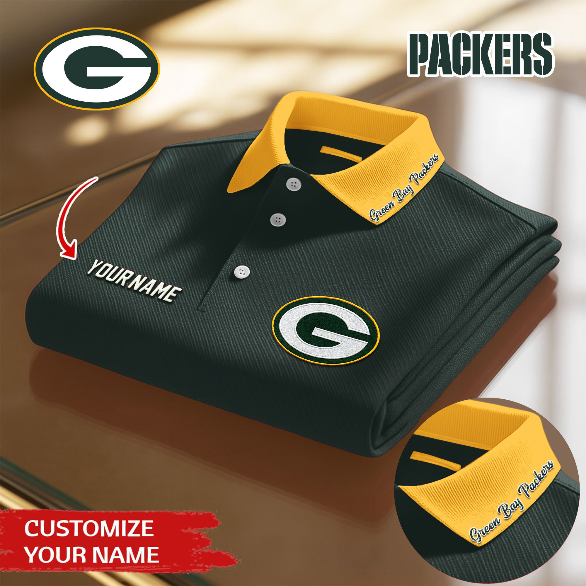 Green Bay Packers | Premium NFL Polo Shirt TD
